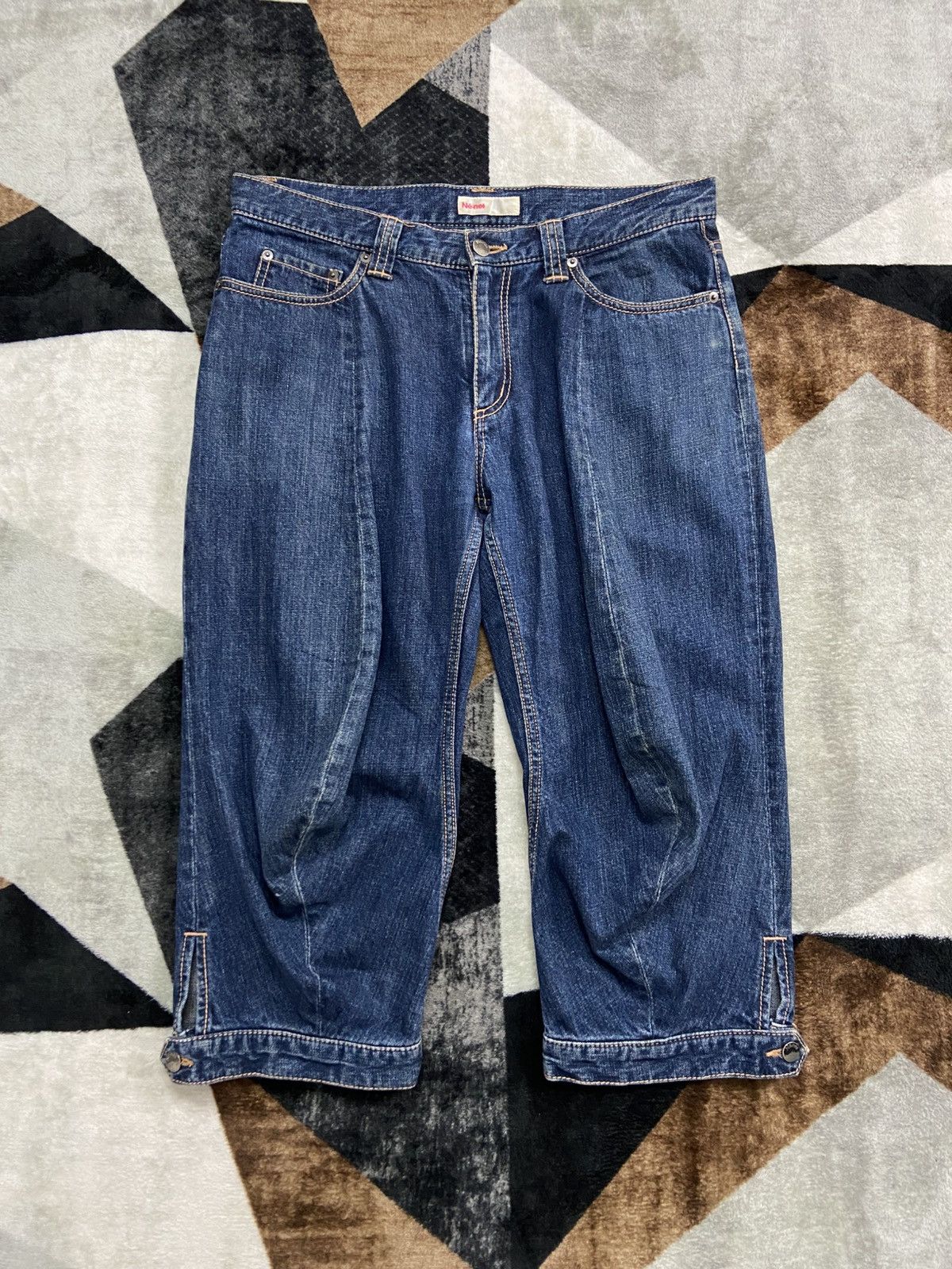Issey Miyake Issey Ne-Net Cropped Ballon Jeans Japan Street Style Size US 31 - 2 Thumbnail