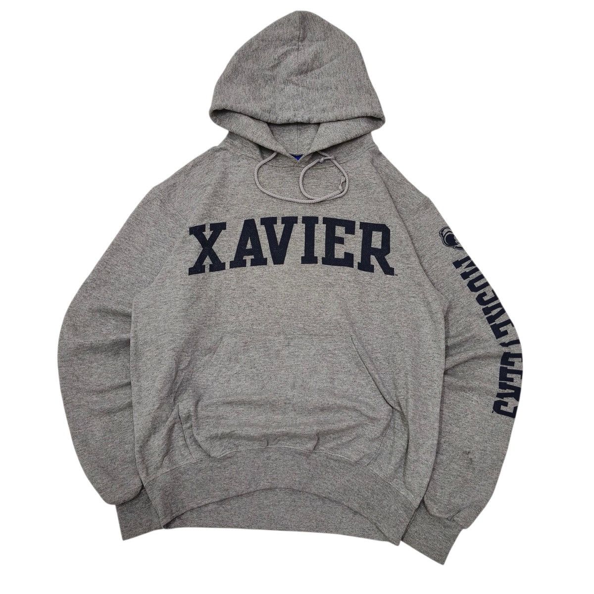 Champion Vintage 90's Champion Xavier Musketeers Back Hit Hoodie Size US S / EU 44-46 / 1 - 1 Thumbnail