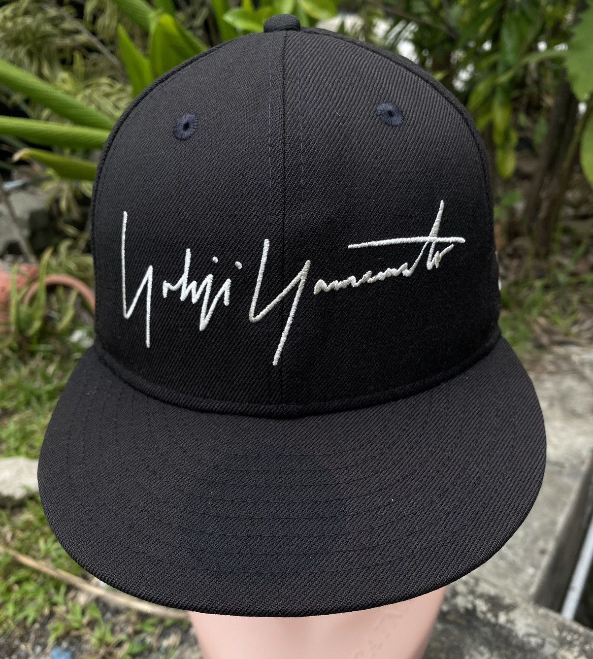 New Era × Yohji Yamamoto Yohji Yamamoto Signature X New Era Full Hat Baseball Size ONE SIZE - 7 Thumbnail