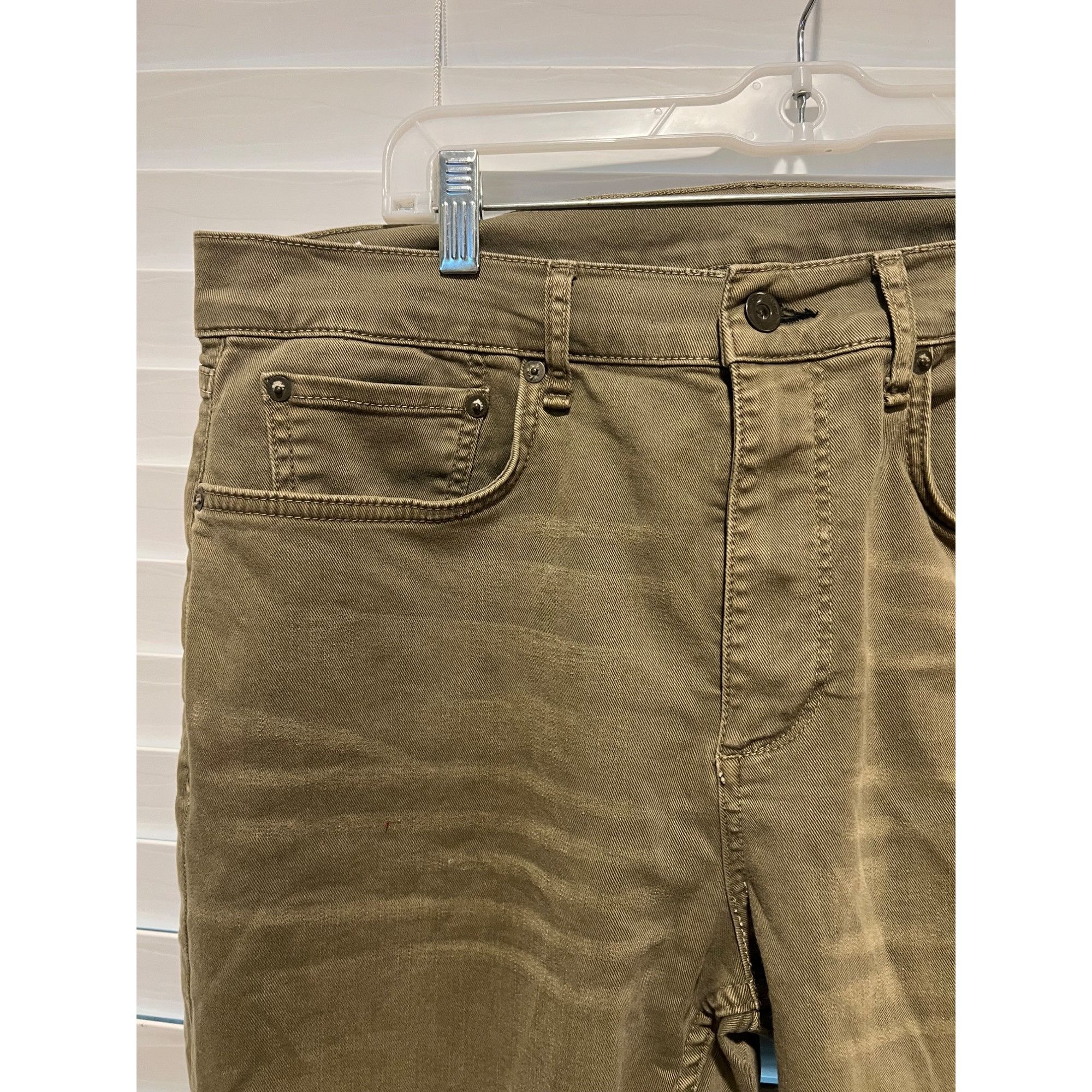 Rag & Bone Rag & Bone Mens Green Jeans - Size 36x32 Size US 36 / EU 52 - 2 Thumbnail