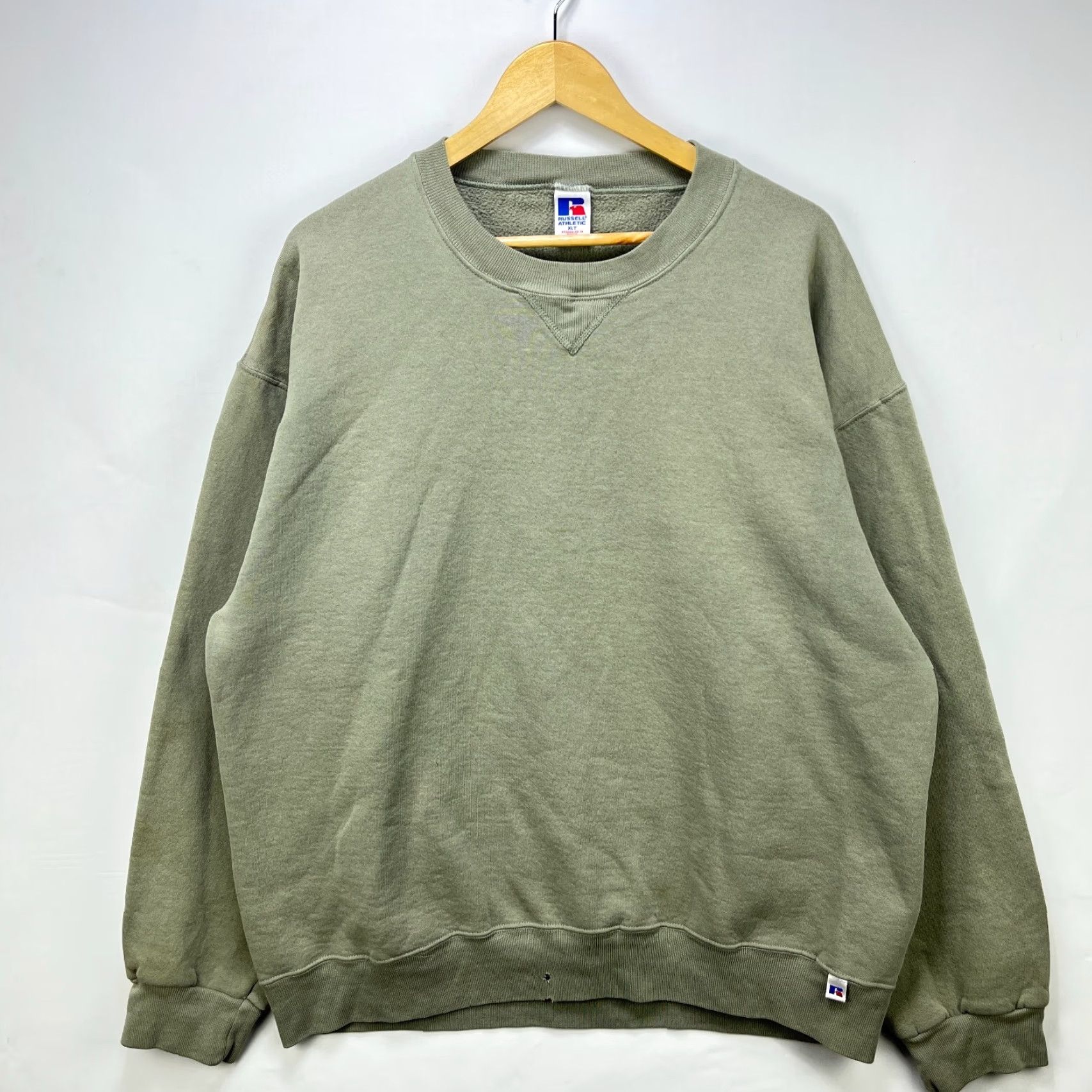 Russell Athletic VINTAGE Russell Athletic Sweatshirt Men XL Green 90s Pullover Sweatshirt Size US XL / EU 56 / 4 - 2 Thumbnail