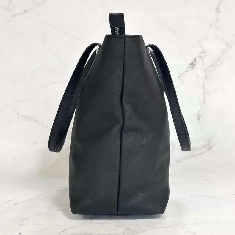 Vivienne Westwood Vivienne Westwood size os Black leather Saturn tote bag Size ONE SIZE - 2 Thumbnail