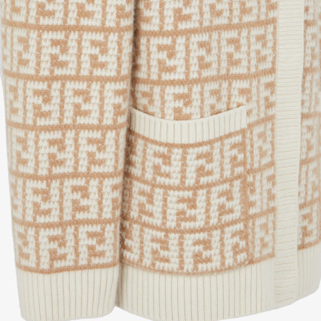 Fendi o1s1wg110825 Cardigan in Brown Size M / US 6-8 / IT 42-44 - 3 Thumbnail