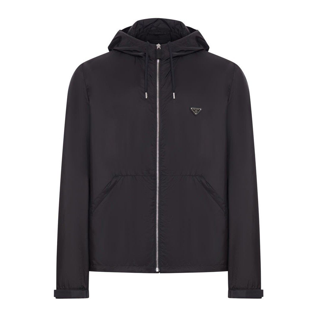 Prada PRADA Black Re-Nylon Jacket New & Authentic (Men's size:US 3 Size US M / EU 48-50 / 2 - 1 Preview