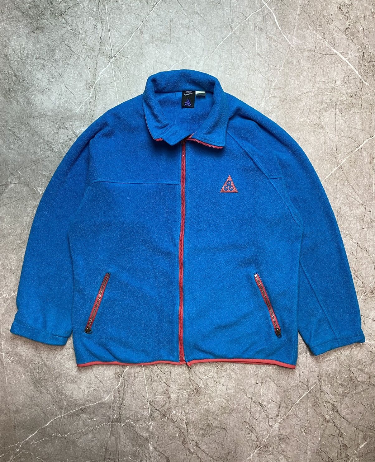 Nike × Nike ACG × Vintage Vintage Nike ACG Fleece Zipper Jacket Size US XL / EU 56 / 4 - 1 Thumbnail
