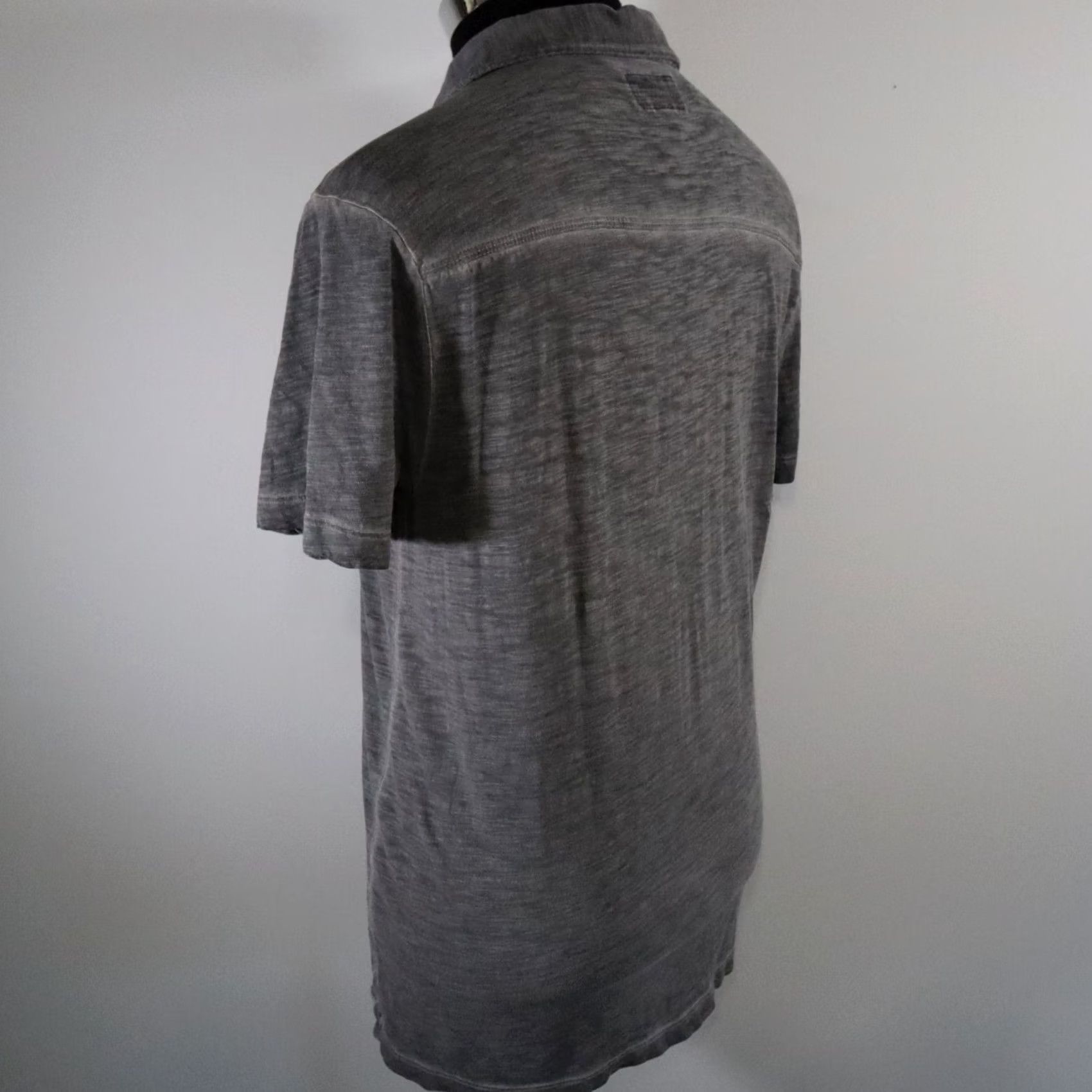 Vintage Rock & Republic Polo Shirt Mens Medium Dark Gray Pocket Short Sleeve Golf Casual Size US M / EU 48-50 / 2 - 6 Thumbnail