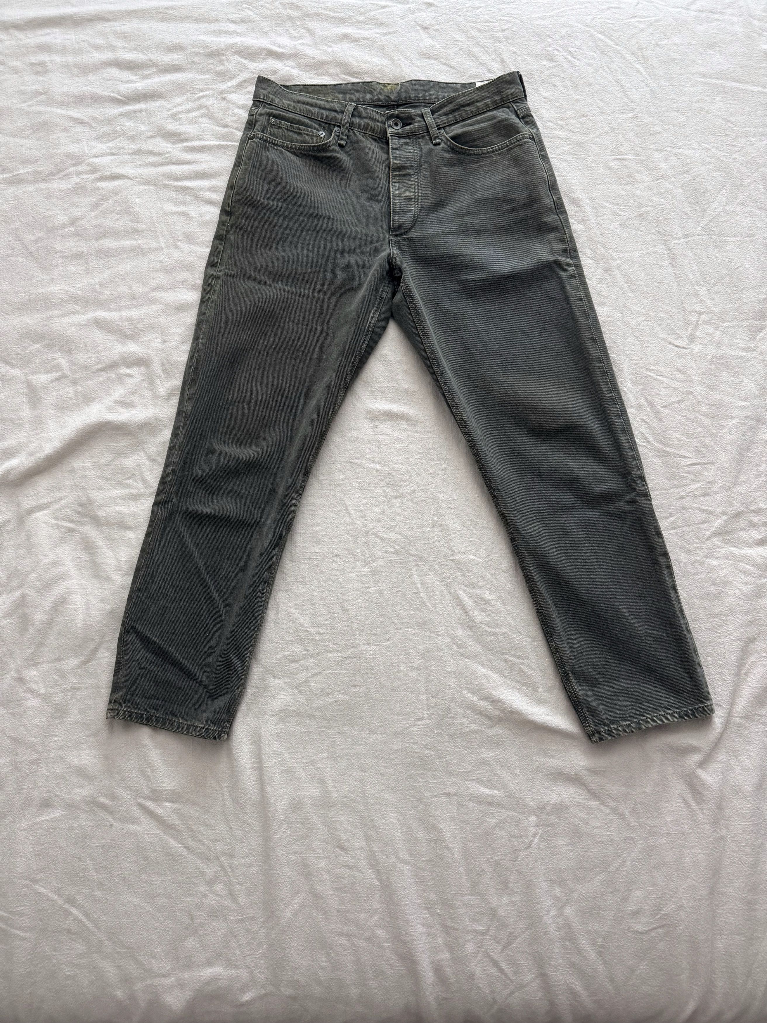 Rag & Bone Rag & Bone Beck Jean Moss Relaxed Cropped Button Fly Size US 29 - 1 Thumbnail