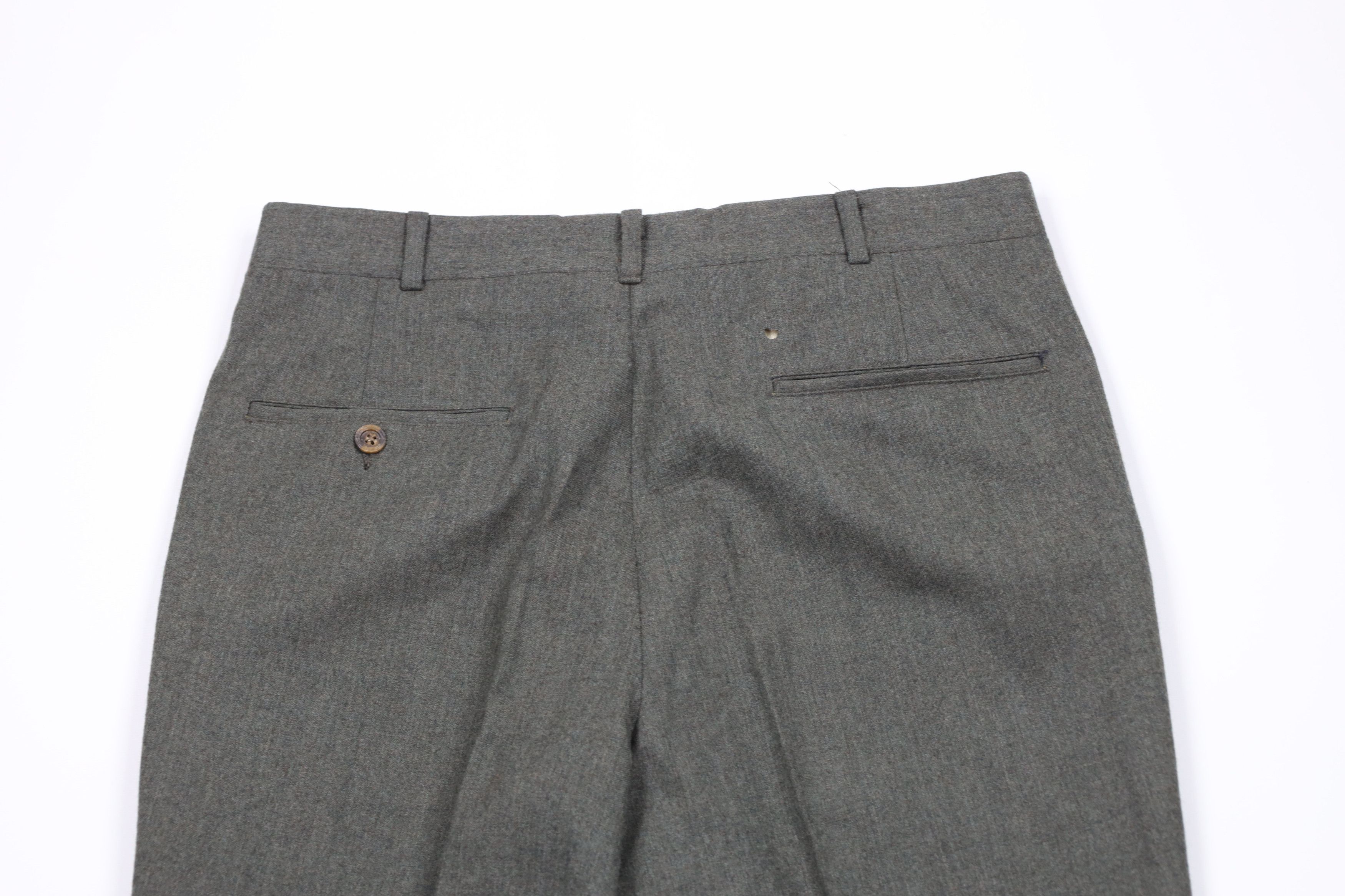 Vintage Vintage 60s 70s Streetwear Wide Leg Chino Pants Green USA Size US 32 / EU 48 - 12 Thumbnail