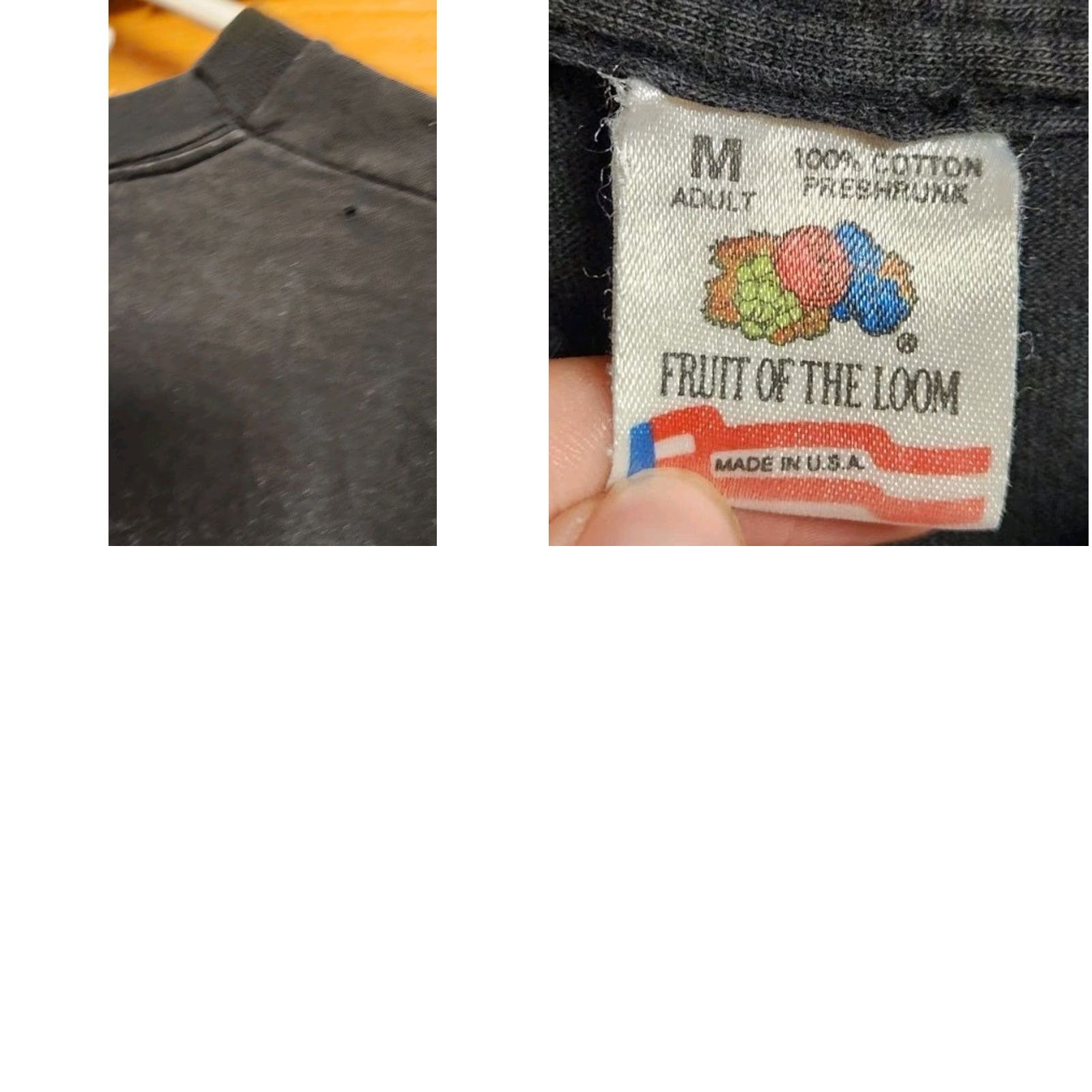 Fruit Of The Loom VINTAGE 1994 Eagle T Shirt Mens M Fruit of The Loom USA Flying AOP Graphic 90s Native Wild Life Black Cotton Logo Short Sleeve Crew Neck Mens Size US M / EU 48-50 / 2 - 8 Thumbnail