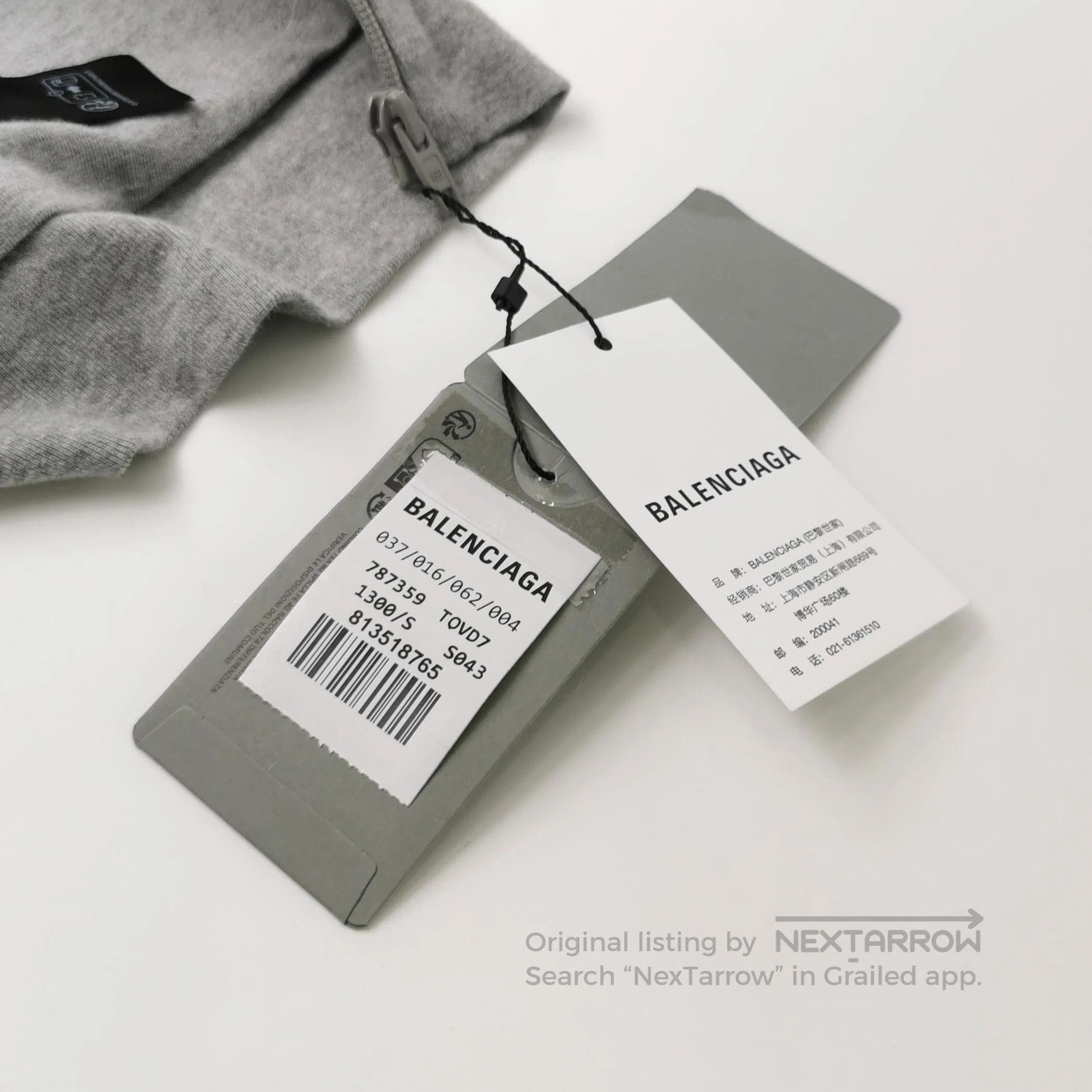 Balenciaga Balenciaga S Cotton Solid Hooded Zip Jacket. Size US S / EU 44-46 / 1 - 1 Thumbnail