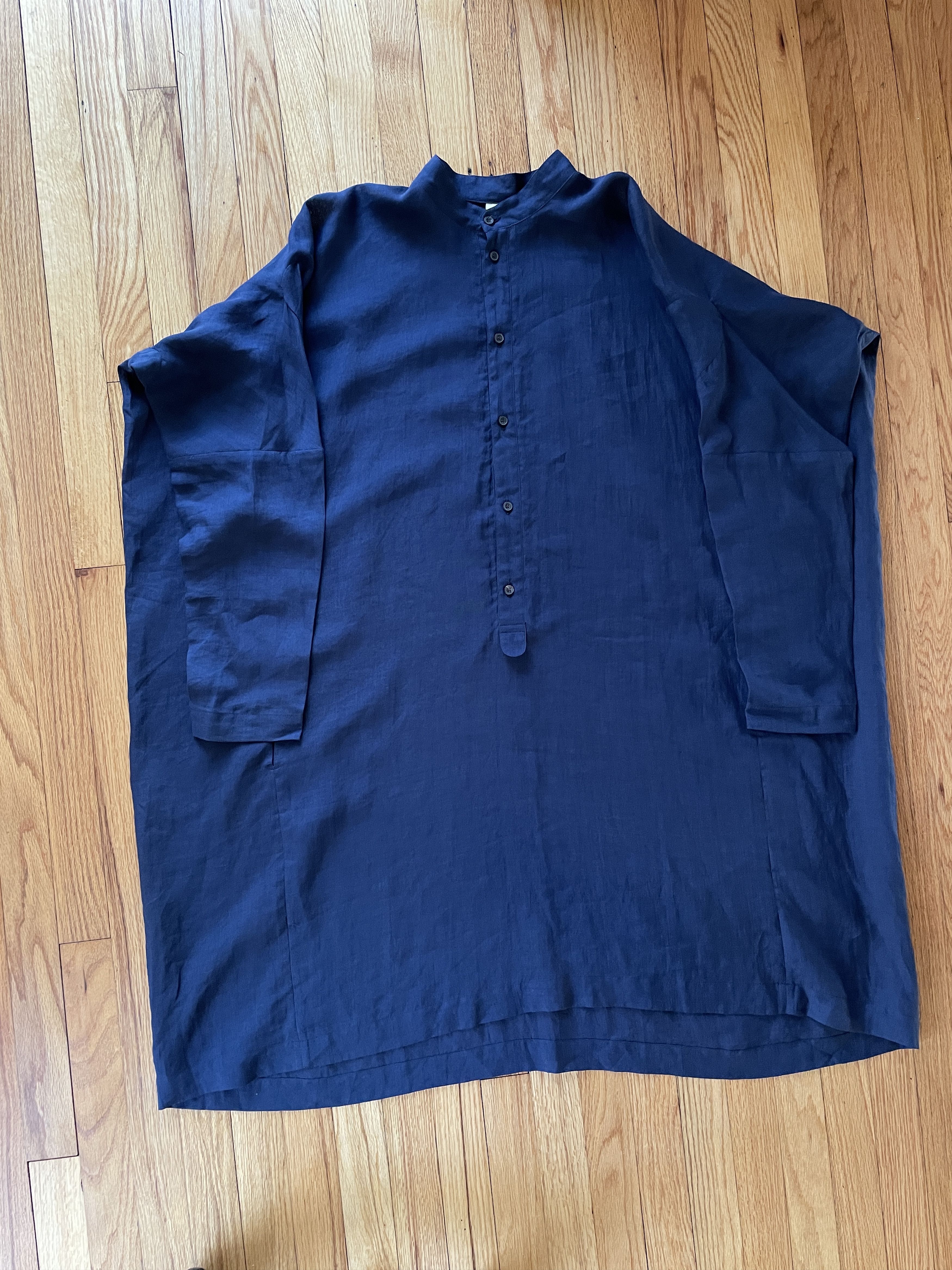 Jan Jan Van Essche Blue Long Shirt Tunic Style- Collection 6 Size US S / EU 44-46 / 1 - 8 Thumbnail