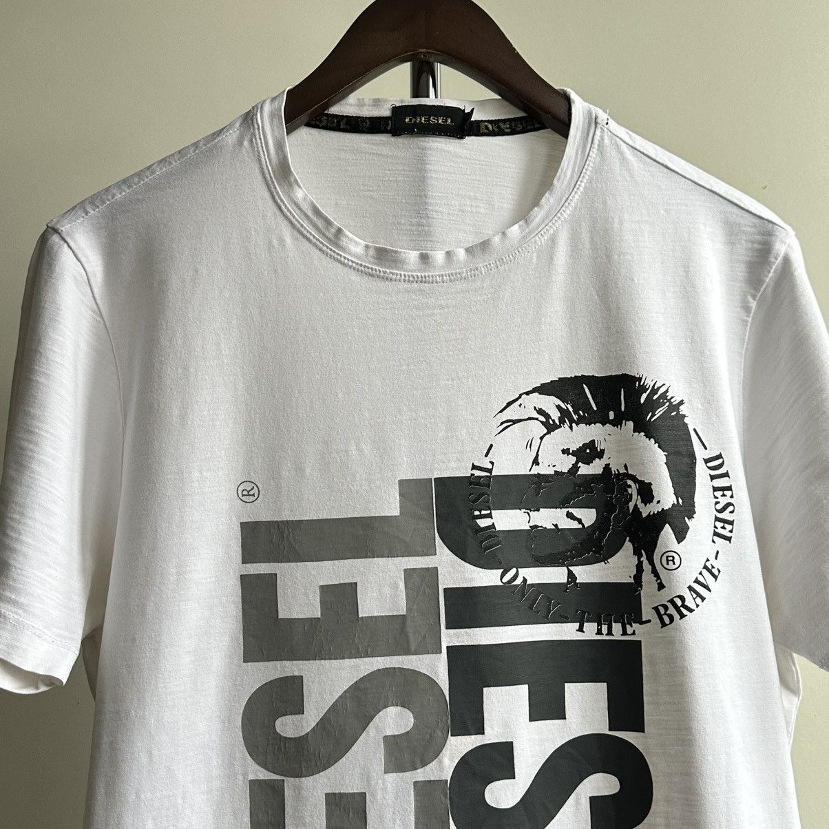 Diesel × Vintage VINTAGE Y2K DIESEL BIG LOGO TEE Size US L / EU 52-54 / 3 - 2 Thumbnail