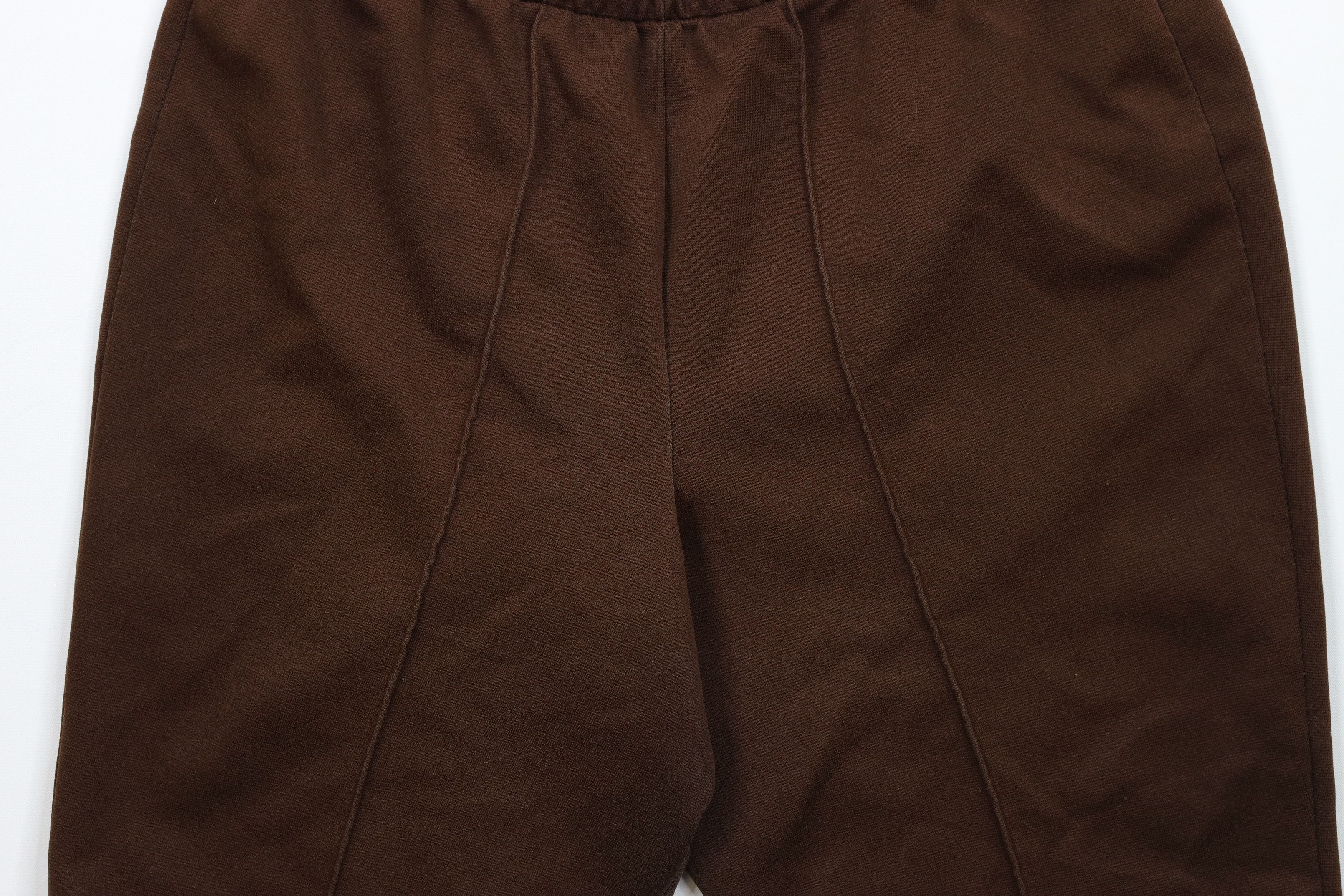 Vintage Vintage 70s Streetwear Knit Bermuda Shorts Brown USA Size 38" / US 16 / IT 52 - 3 Thumbnail