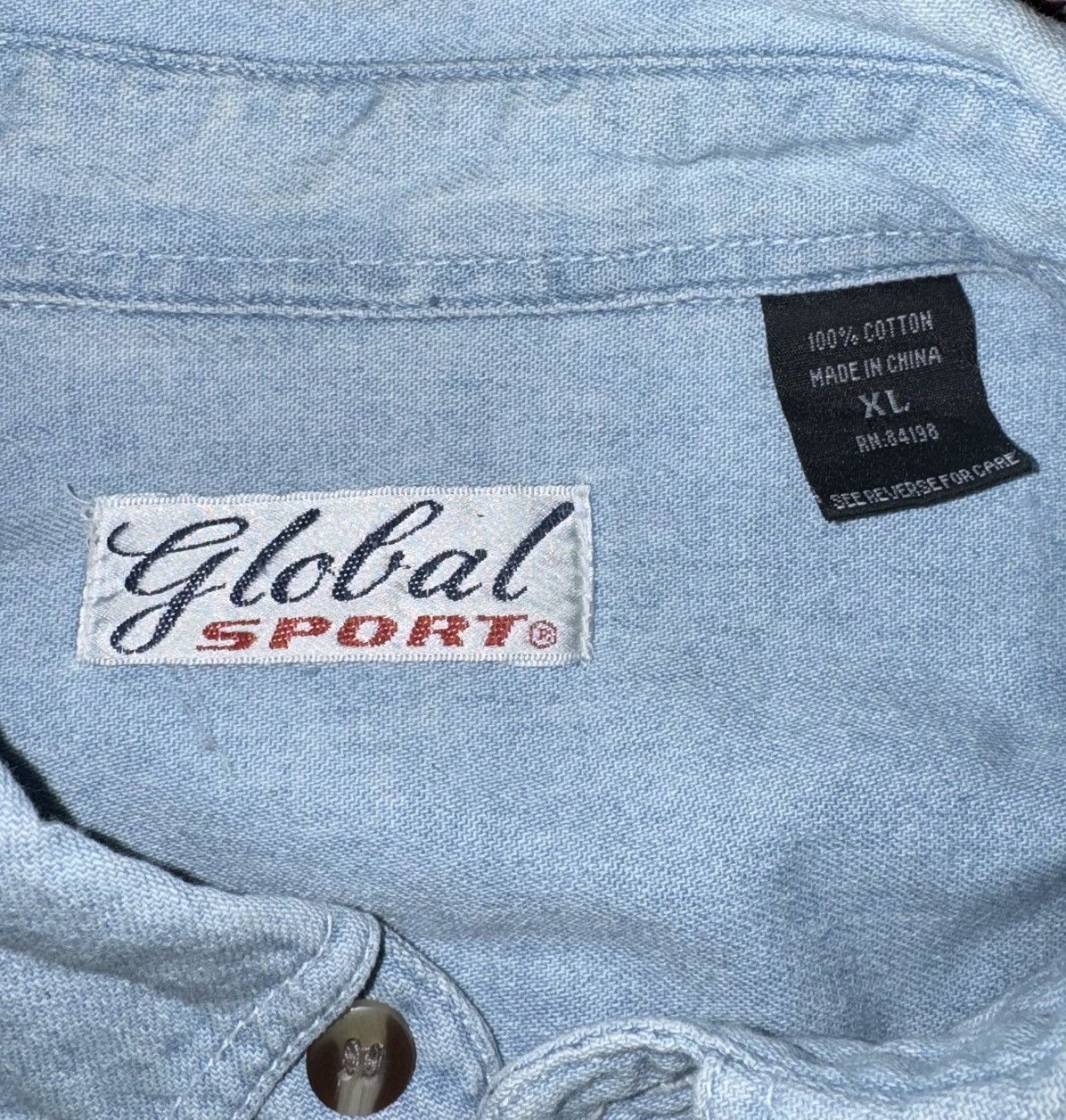 Vintage University of South Carolina Denim Shirt Size US XL / EU 56 / 4 - 4 Thumbnail