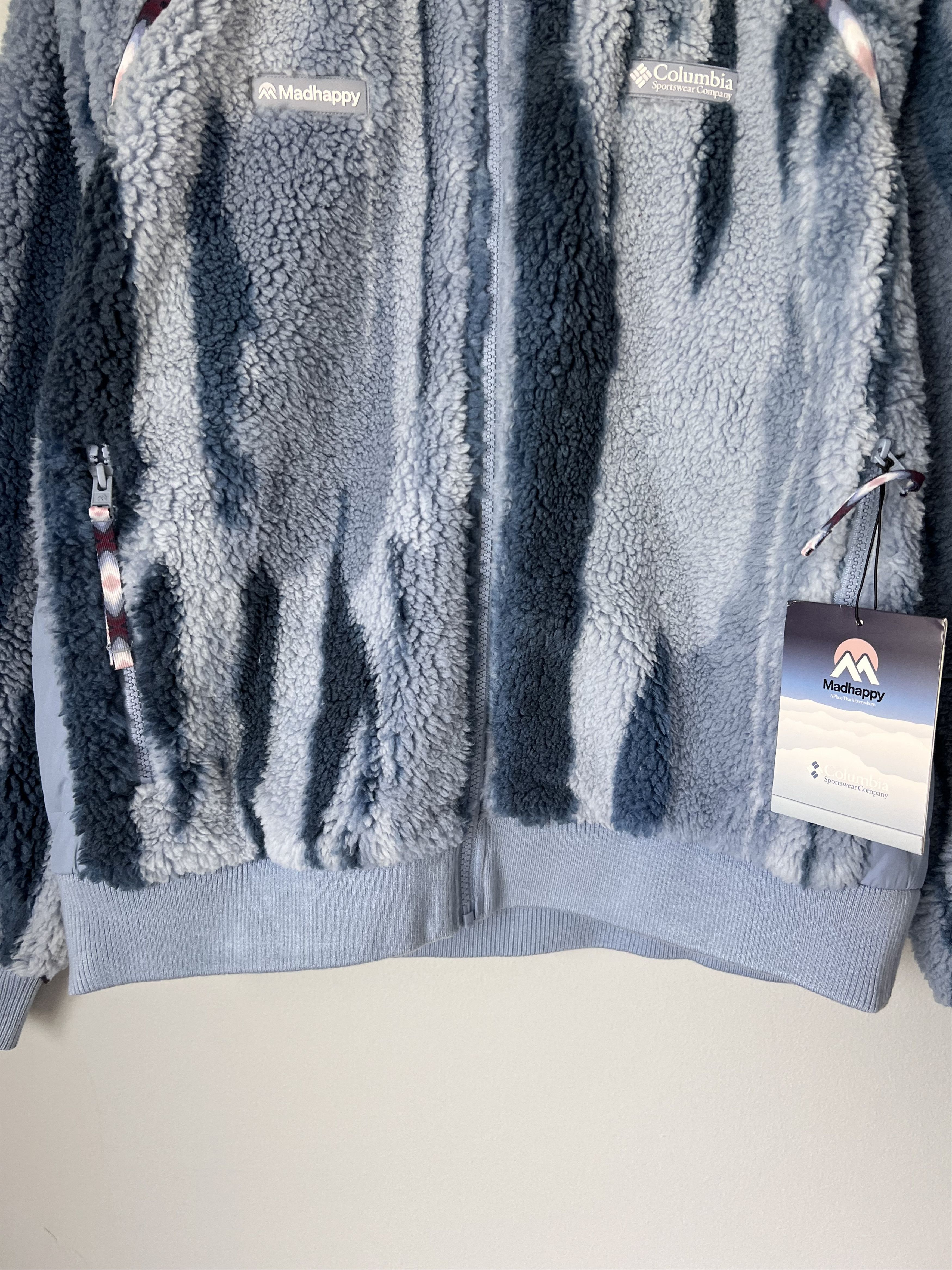 Columbia × Madhappy Madhappy Columbia High Pile Fleece Jacket in Blue Size US L / EU 52-54 / 3 - 3 Thumbnail