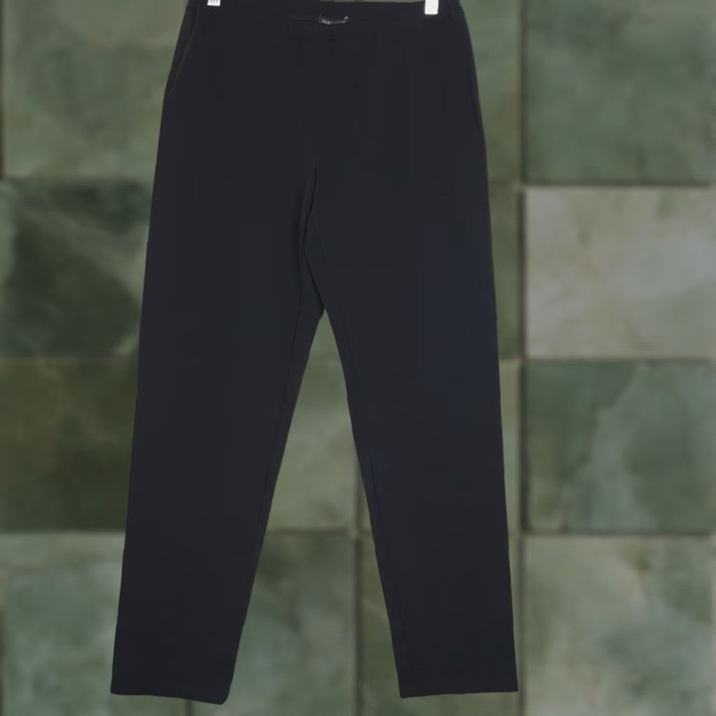 Eileen Fisher Eileen Fisher Pants Womens Medium Black Stretch Pull On Dressy Knit Size 32" / US 10 / IT 46 - 1 Thumbnail