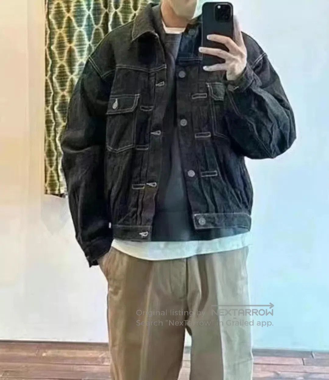 Visvim Blue Denim Jacket with Button Front and Pockets. Size US S / EU 44-46 / 1 - 9 Thumbnail