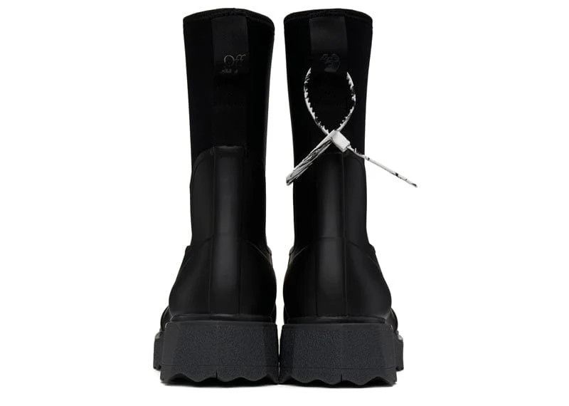 Off-White o1y0225 Ankle Boots in Black Size US 8 / EU 41 - 4 Thumbnail