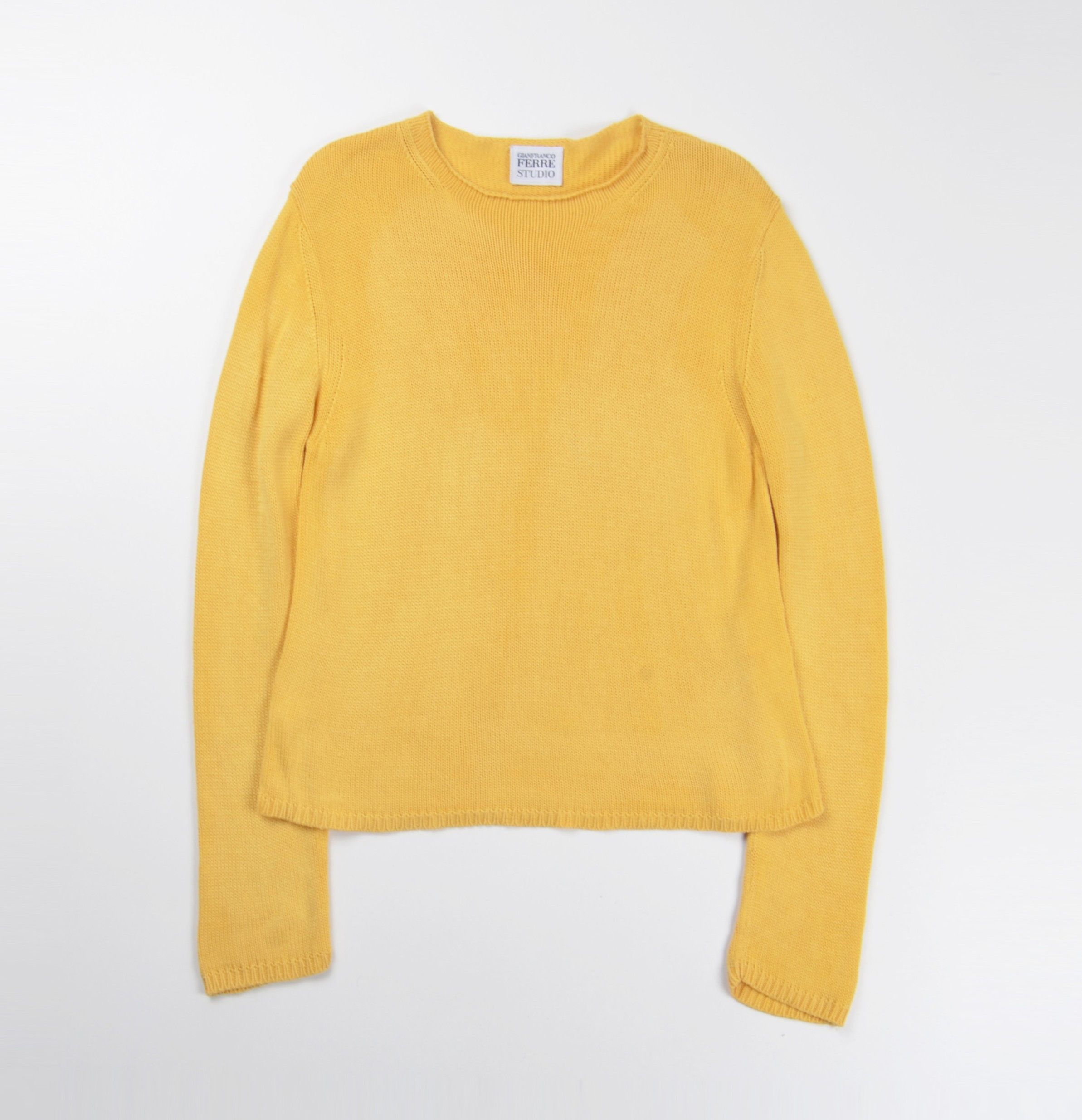 Gianfranco Ferre Gianfranco Ferre Studio Vintage 90's Silk Knitted Jumper Size L / US 10 / IT 46 - 4 Thumbnail