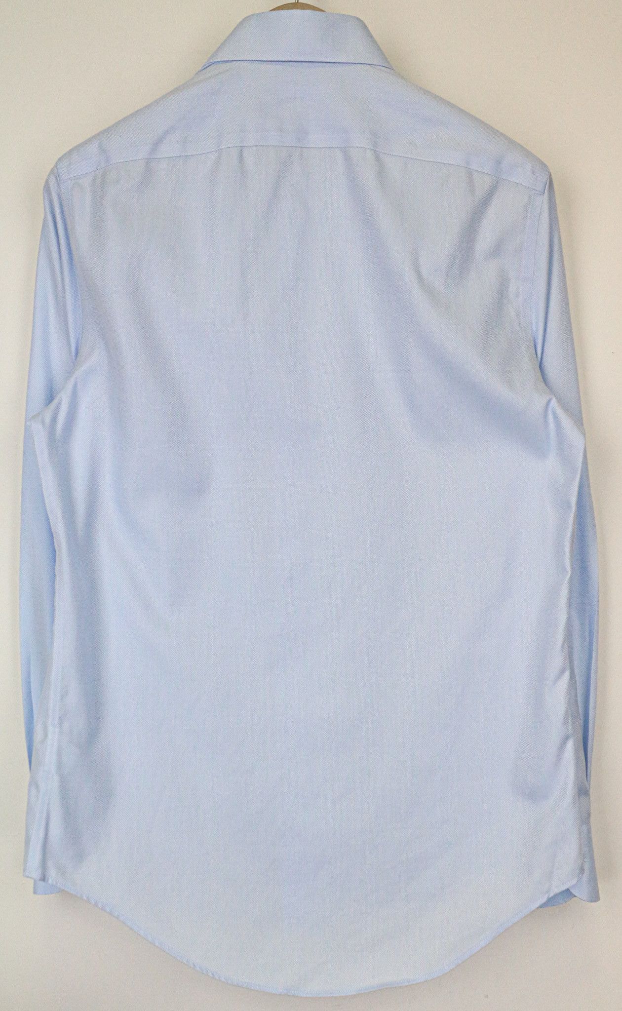 Suitsupply 37/14 1/2 Slim Blue Cotton Cutaway Shirt 79370 Size 38R - 2 Thumbnail