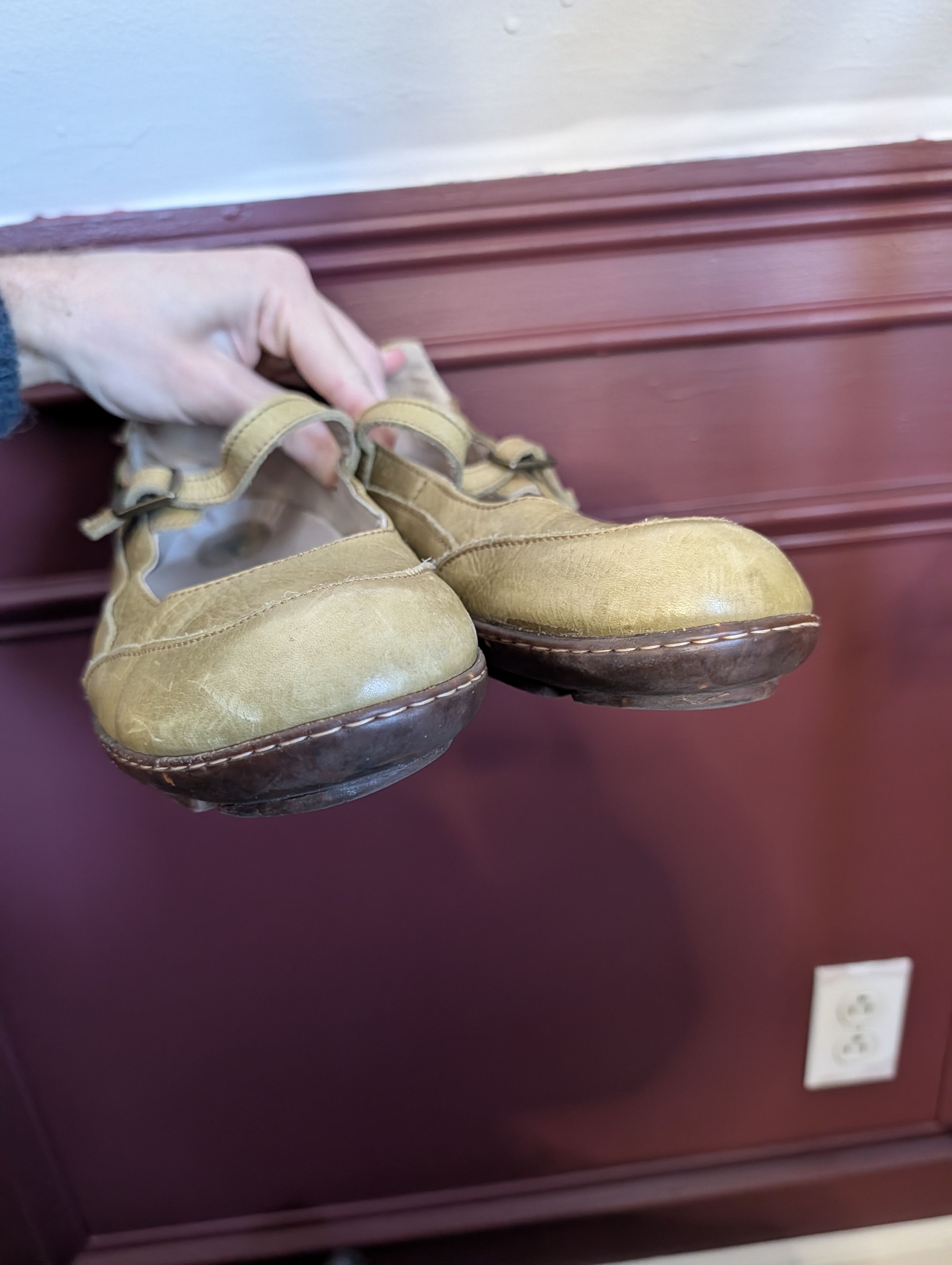 Other EL NATURALISTA Green leather frog Mary Janes 42 Size US 11.5 / IT 41.5 - 7 Thumbnail