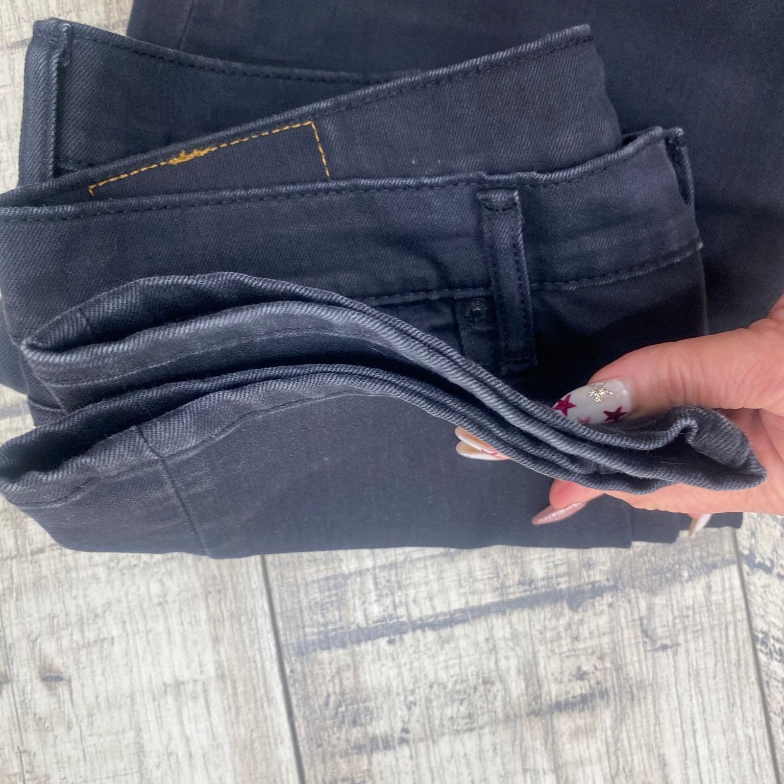 Levi's LEVI’S® 502™ REGULAR TAPER FIT STRETCH JEANS BLACK 36 x 30 Size US 36 / EU 52 - 11 Thumbnail