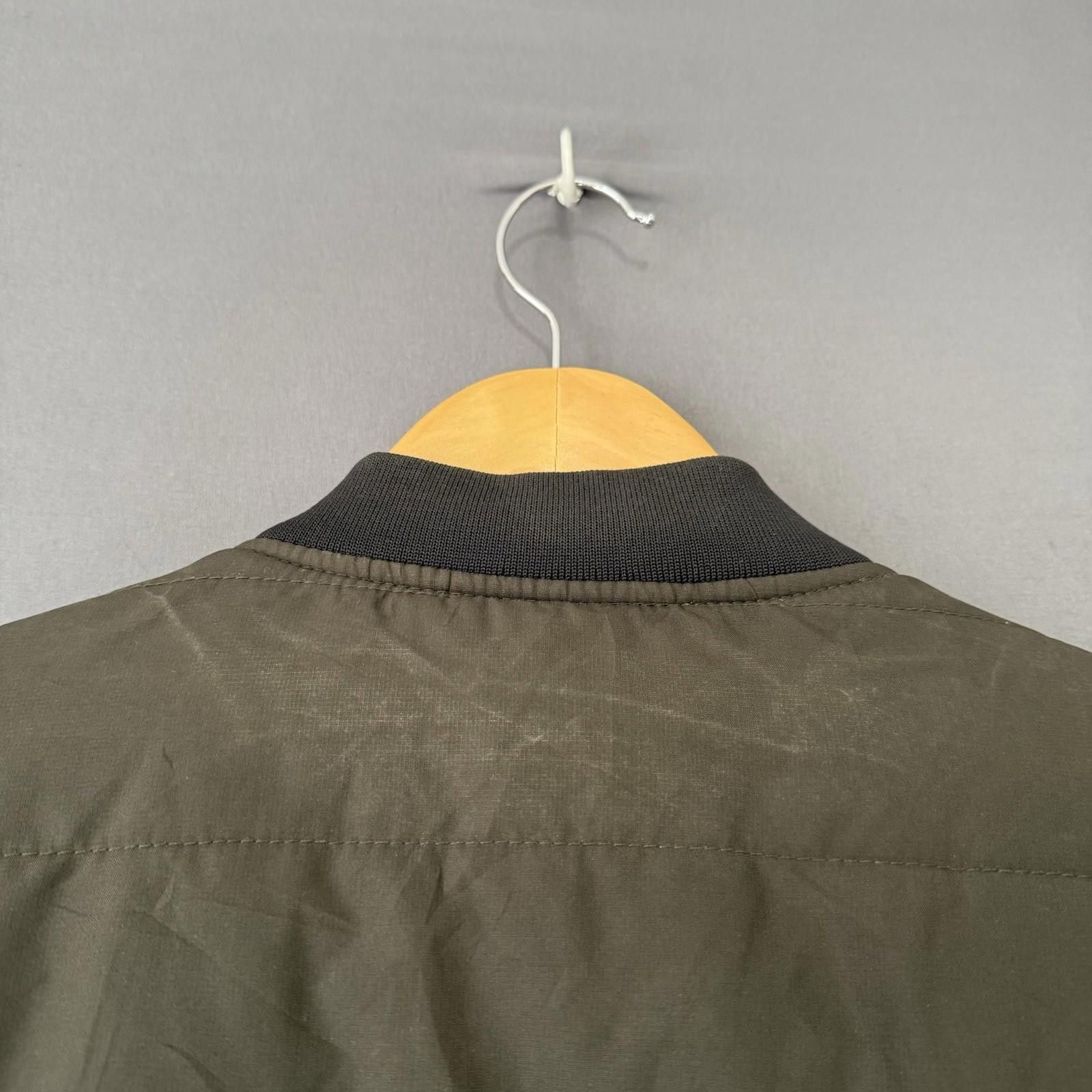 Giordano Giordano Quilted Bomber Jacket Olive Green Full Zip M Men’s Size US M / EU 48-50 / 2 - 7 Thumbnail