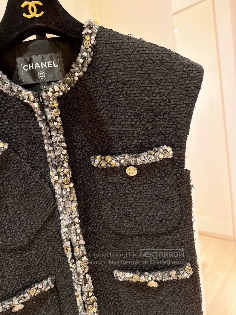 Chanel Chanel 21S spring and summer heavy industry four-pocket tw Size XXS / US 00 / IT 34 - 3 Thumbnail