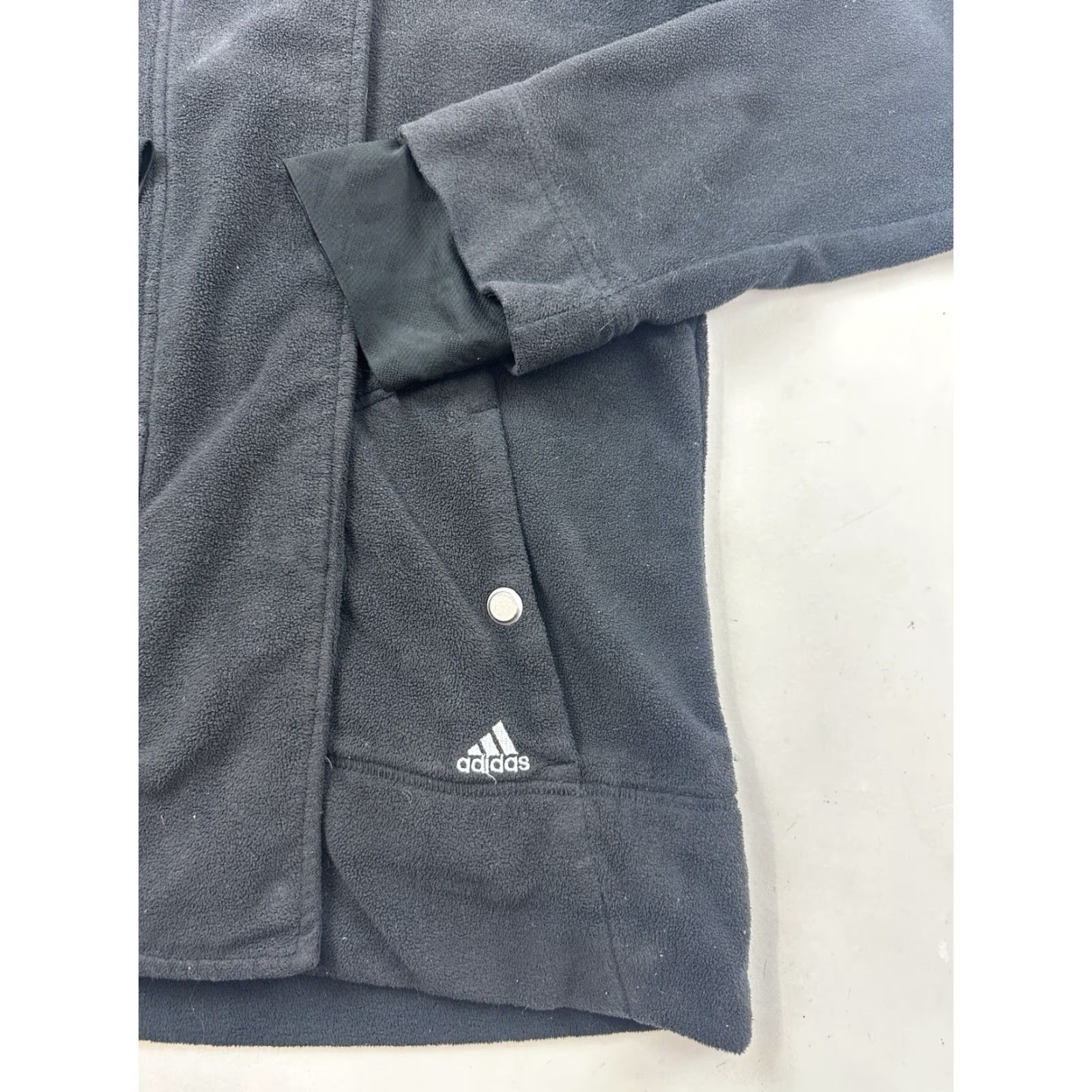 Adidas Adidas Jacket Womens Small Black Fleece Athleisure Turtleneck Full Zip Climawarm Size S / US 4 / IT 40 - 2 Thumbnail