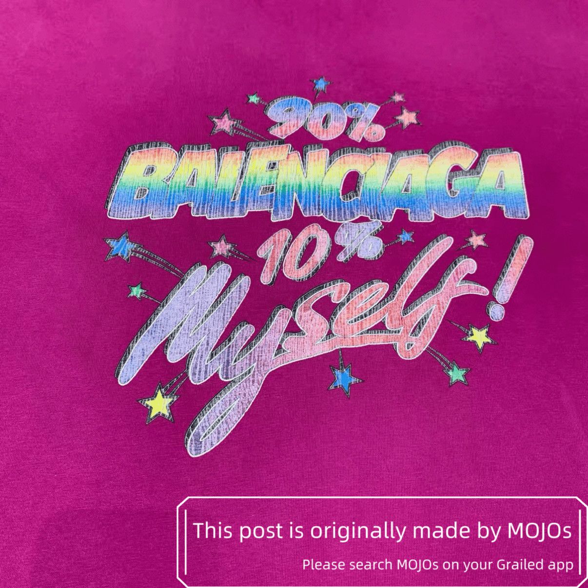 Balenciaga Balenciaga 90% BAlenciaga 10% Myself Tee mojos1541 Size US M / EU 48-50 / 2 - 5 Thumbnail