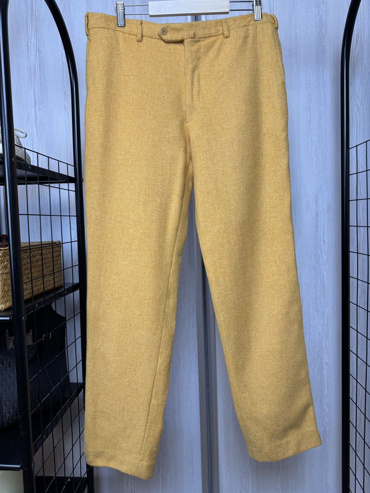 Luigi Borrelli Luigi Borrelli Napoli orange wool casual classic pants Size US 32 / EU 48 - 2 Thumbnail