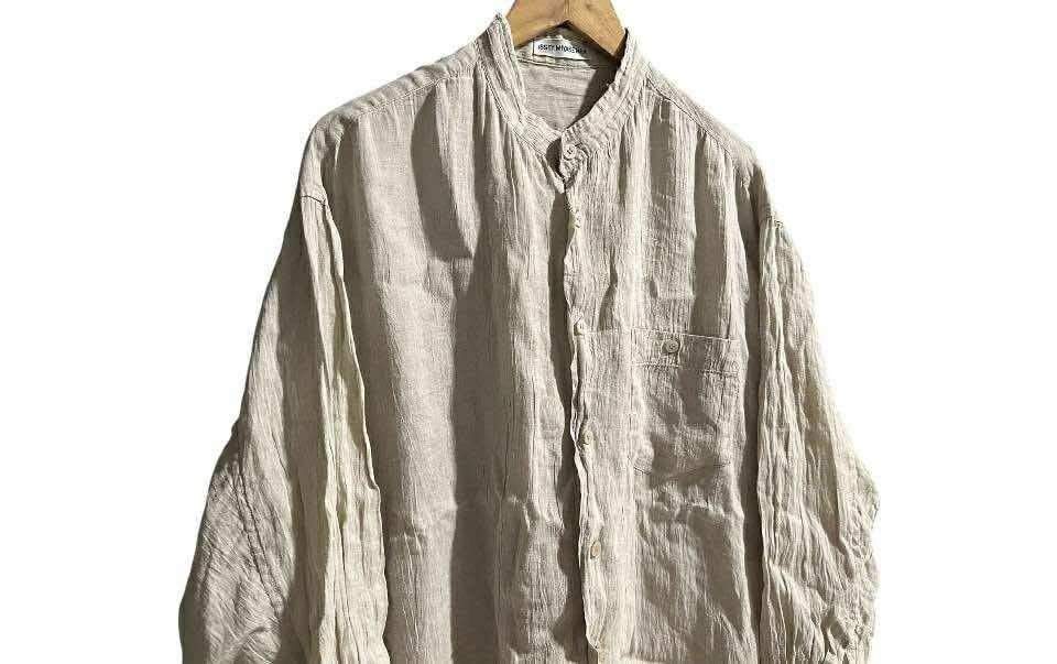 Issey Miyake 🔥Archived Vintage Issey Miyake Men Pleated Shirt Long Sleeve Size US XL / EU 56 / 4 - 2 Thumbnail