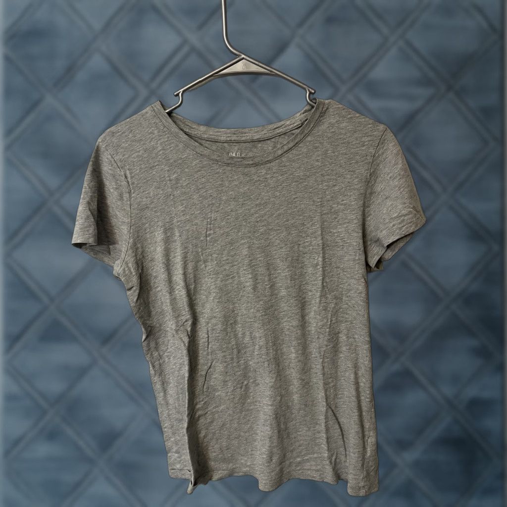 Gap Womens Gap T-Shirt Crew Neck Long Sleeve Gray Size L Size L / US 10 / IT 46 - 1 Thumbnail