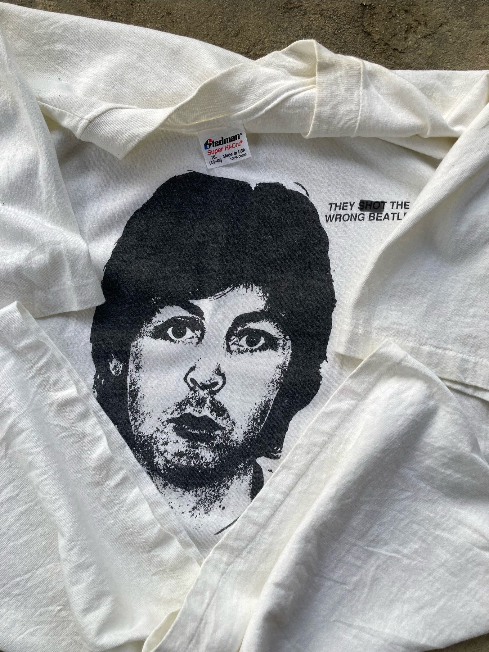 Vintage Rare Vintage Paul McCartneyTee Size US XL / EU 56 / 4 - 1 Thumbnail