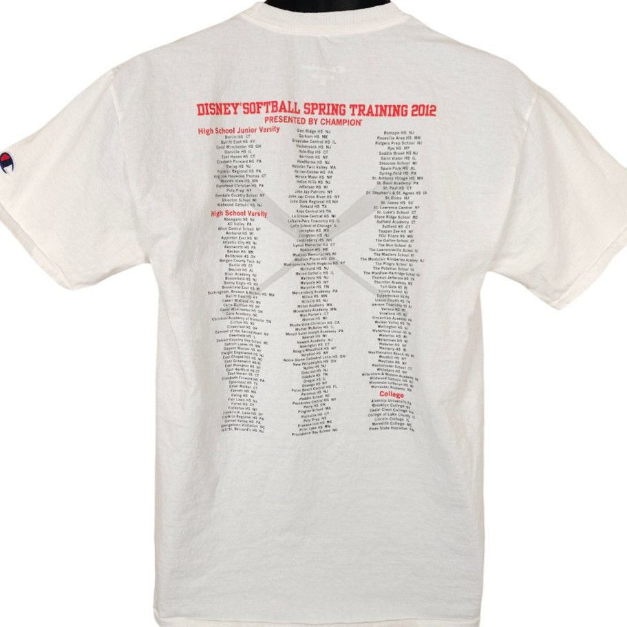 Disney Disney Spring Training T Shirt Mens Size Medium White 2012 Size US M / EU 48-50 / 2 - 4 Thumbnail