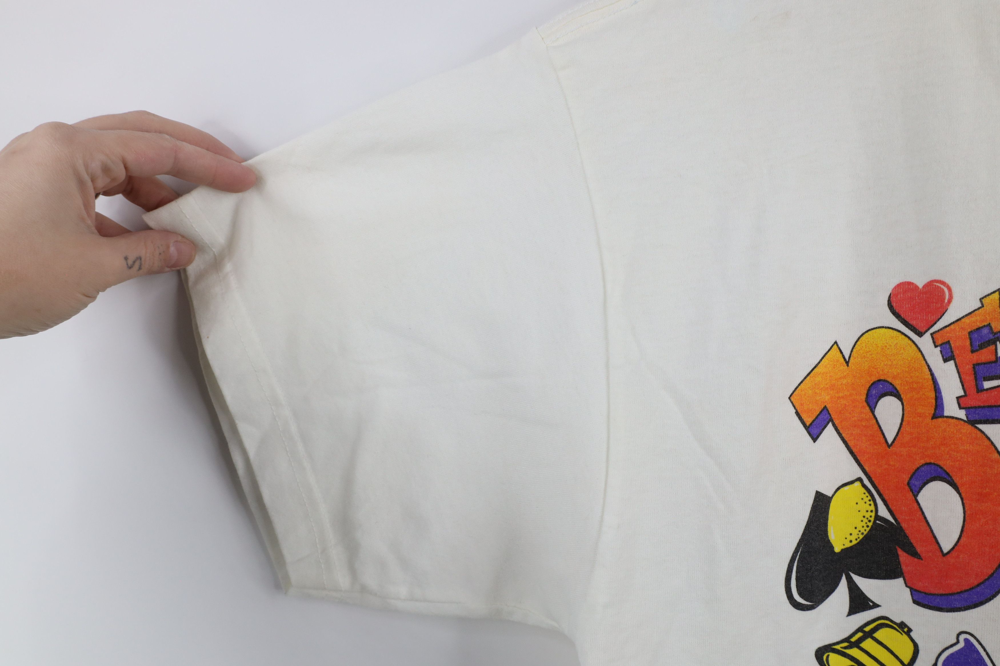 Vintage Vintage 90s Streetwear Cruise Fun Ship Gambling T-Shirt Size L / US 10 / IT 46 - 10 Thumbnail