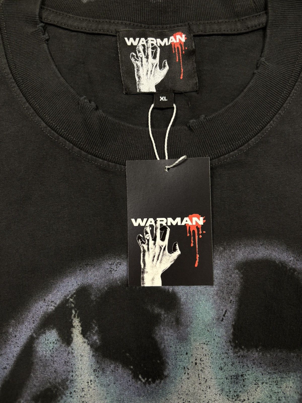 Vintage Warman Soul Light Graphic T-Shirt, Washed Black Size US XL / EU 56 / 4 - 7 Thumbnail