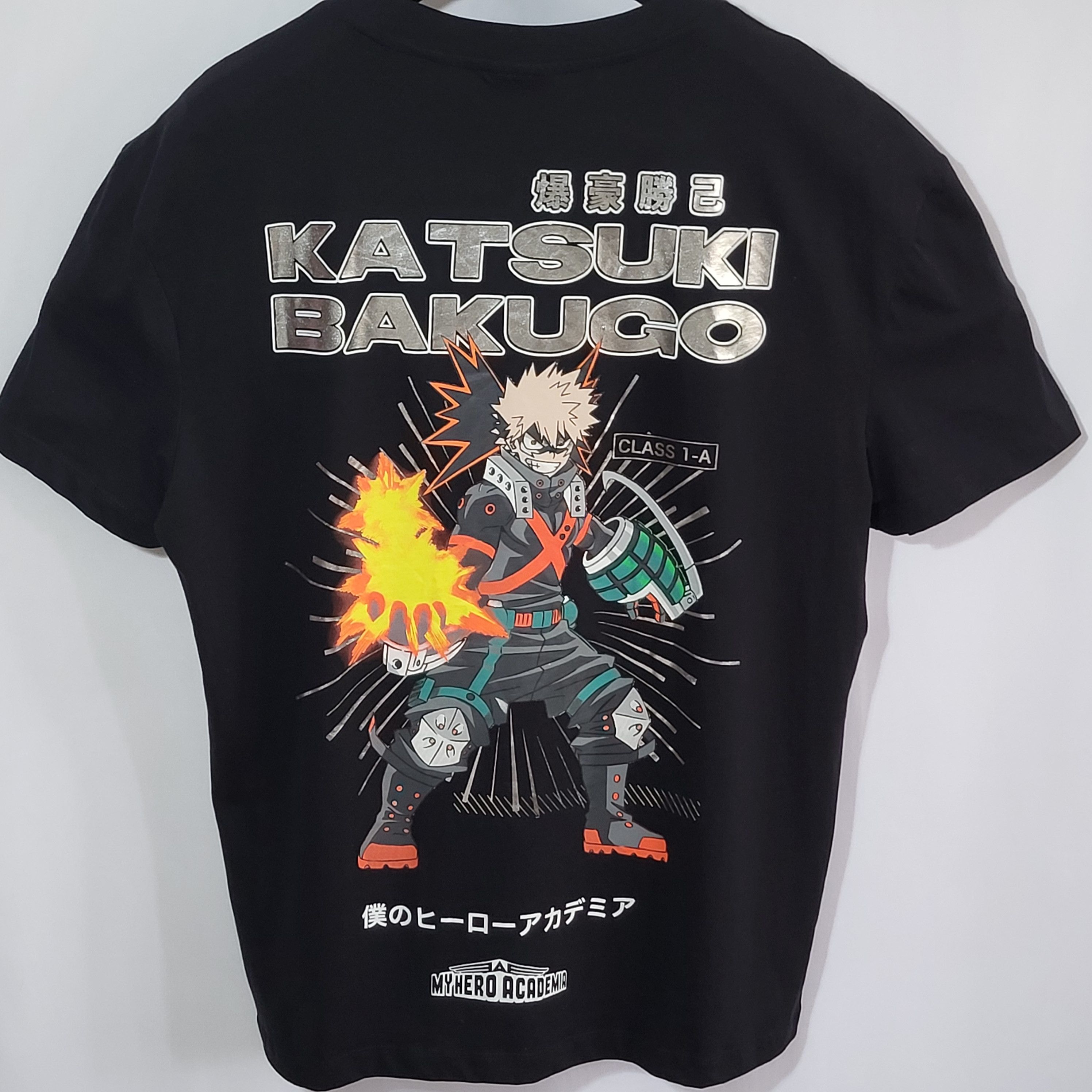 Anime × Japanese Brand Katsuki Bakugo animation T-Shirt size L Size US L / EU 52-54 / 3 - 2 Thumbnail