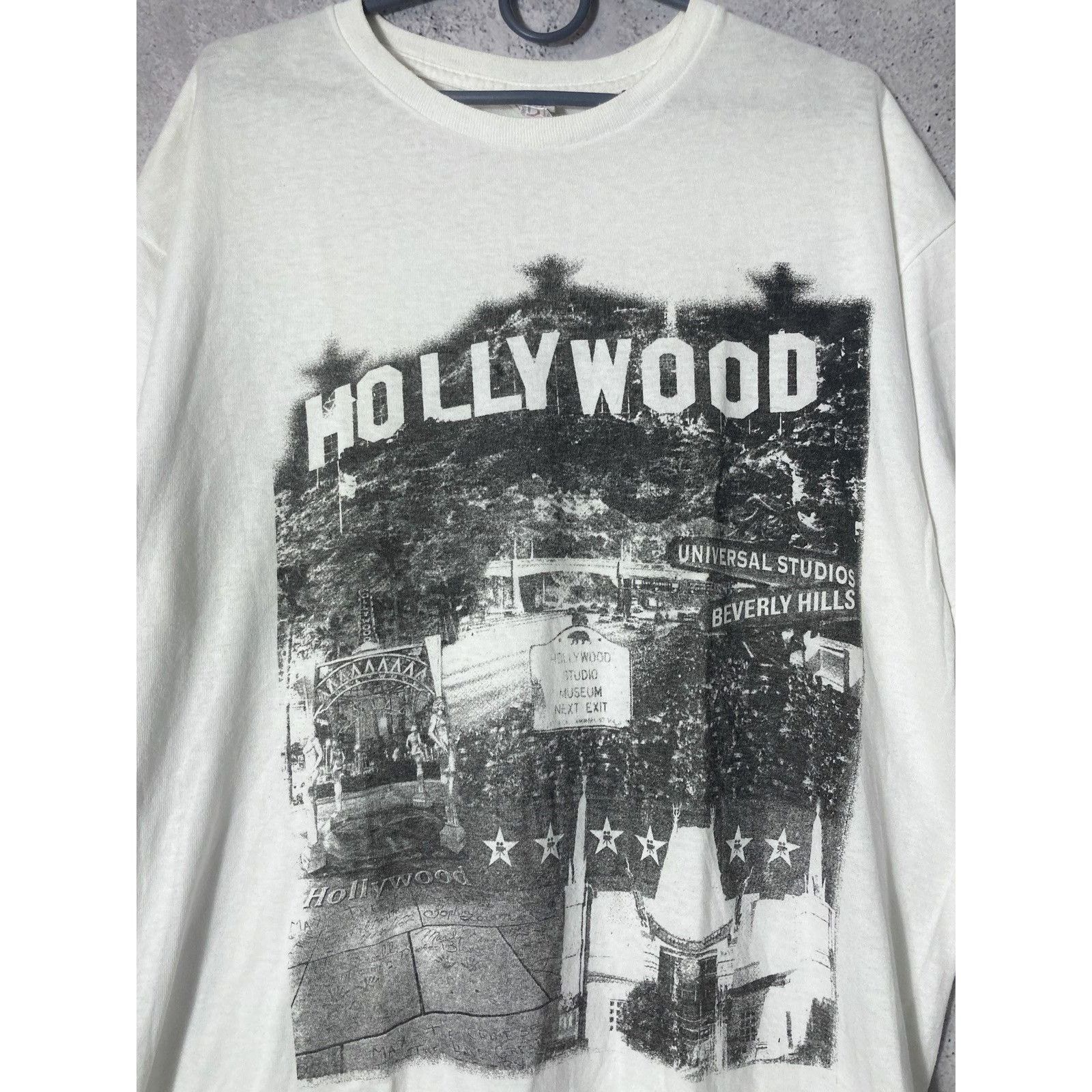 Planet Hollywood × Vintage 90s Vintage Hollywood Print Vintage t-shirt Size US L / EU 52-54 / 3 - 2 Thumbnail