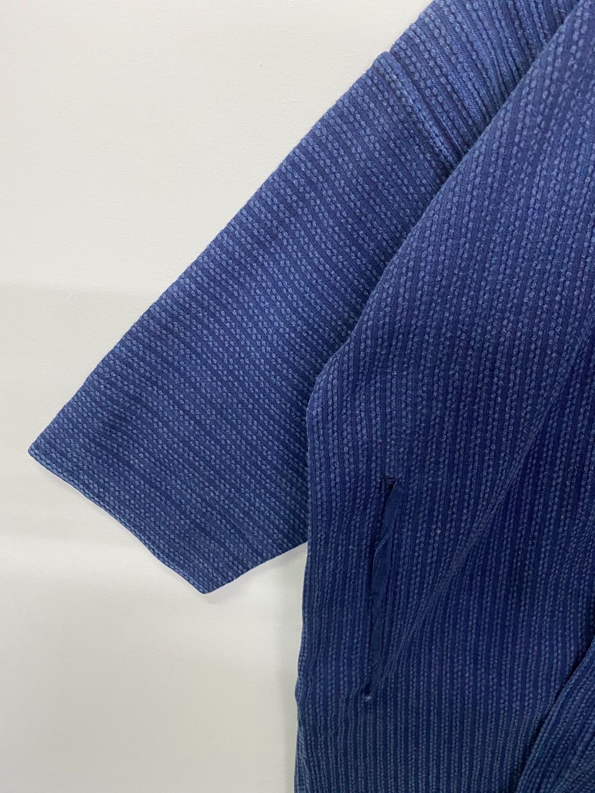 Vintage Vintage Japanese Brand Indigo Blue Kimono Jacket Size US L / EU 52-54 / 3 - 2 Thumbnail