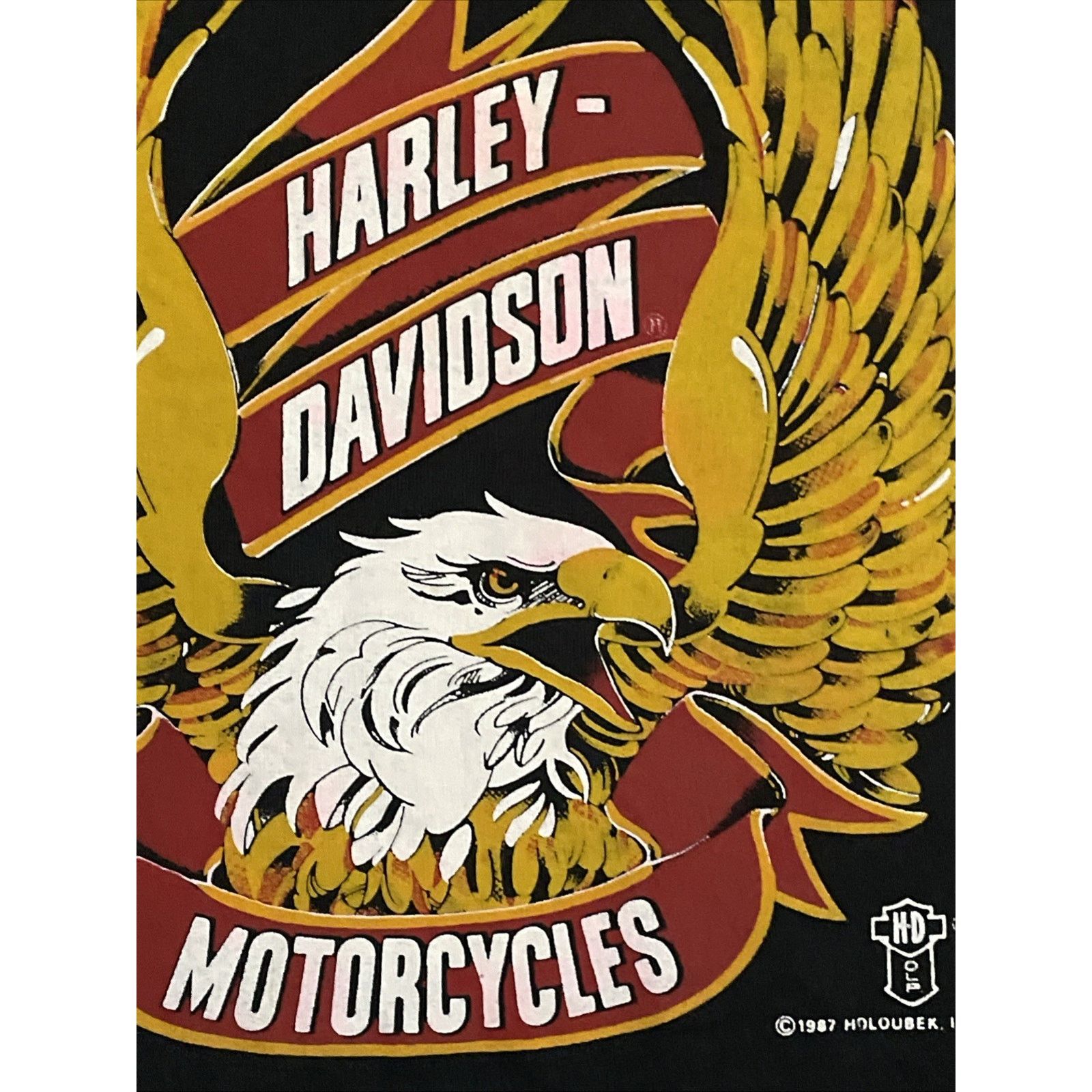 Harley Davidson Vintage 80s Harley Davidson T-Shirt Bike Week Sz XXL Eagle Size US XXL / EU 58 / 5 - 3 Thumbnail