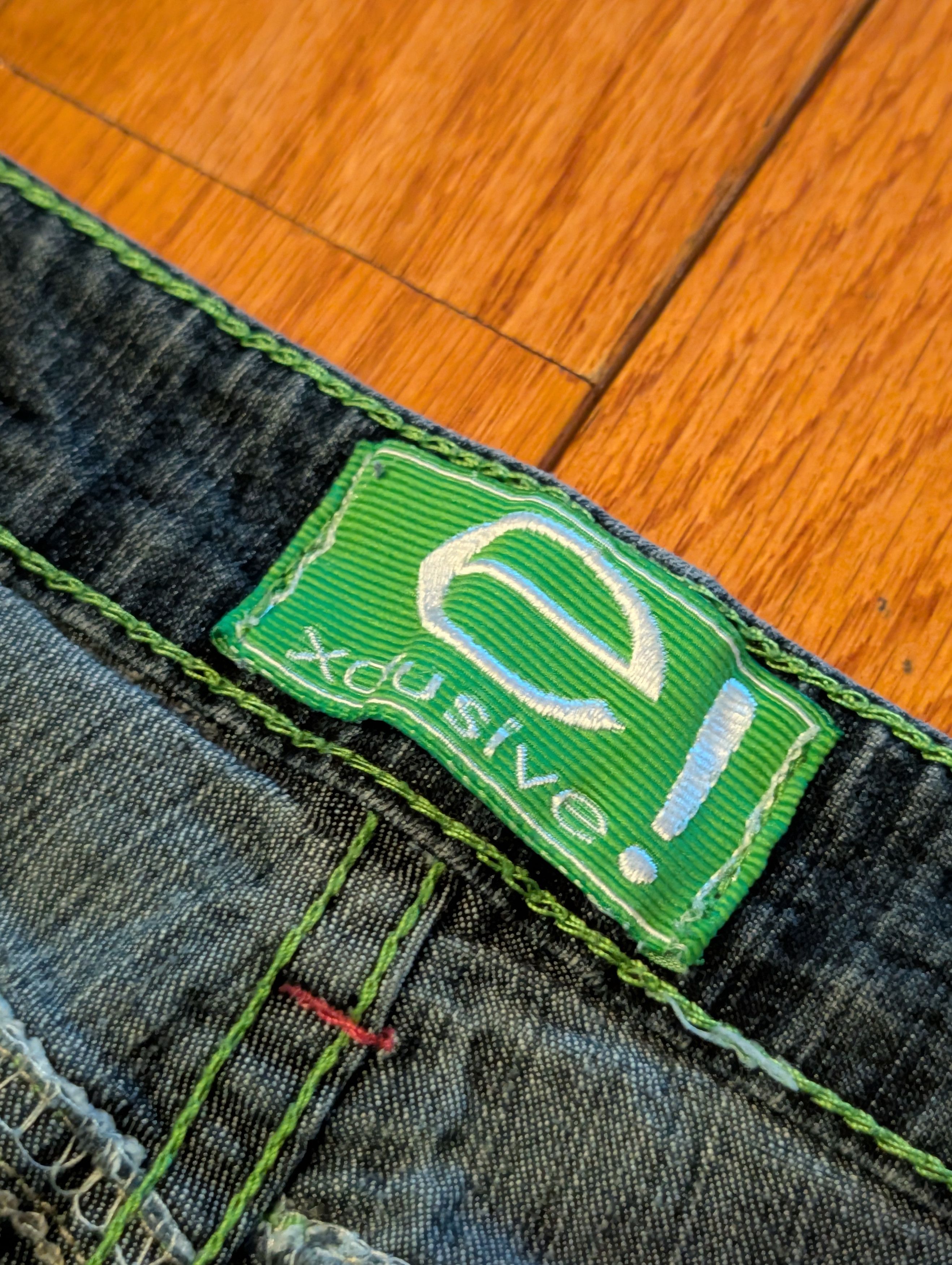Southpole Y2K Xclusive Faded Denim Baggy Flare Leg Cyber Grunge Jeans Size US 34 / EU 50 - 7 Thumbnail