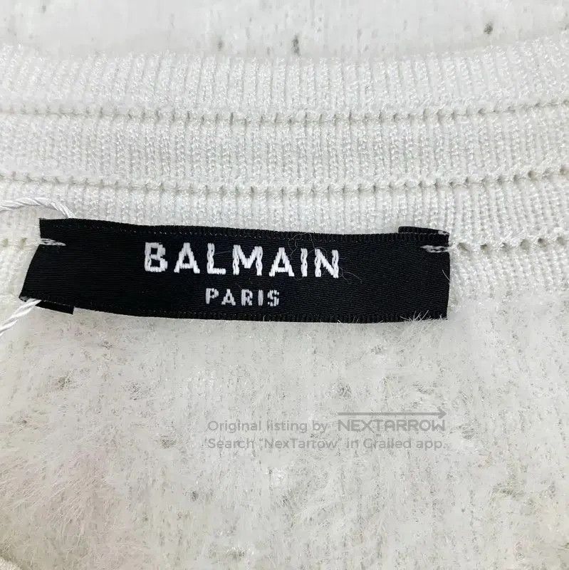 Balmain Balmain White Women's Cardigan in XS . Size XS / US 0-2 / IT 36-38 - 6 Thumbnail