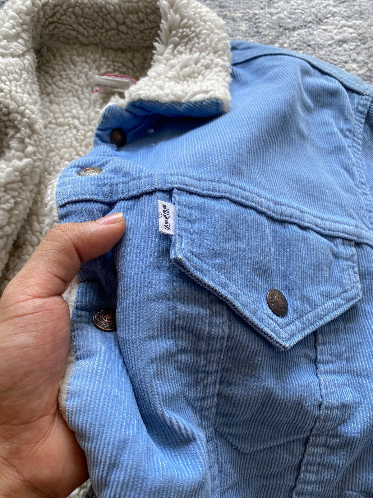 Levi's 80’s Levis Trucker Sherpa Made In USA Size US M / EU 48-50 / 2 - 7 Thumbnail
