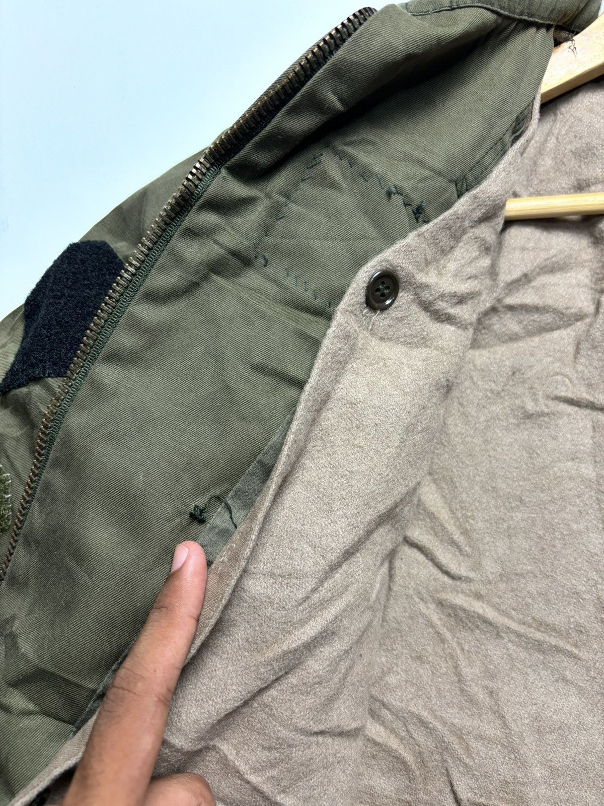 Vintage Pilot Bomber Jacket Army Vintage Size US L / EU 52-54 / 3 - 8 Thumbnail