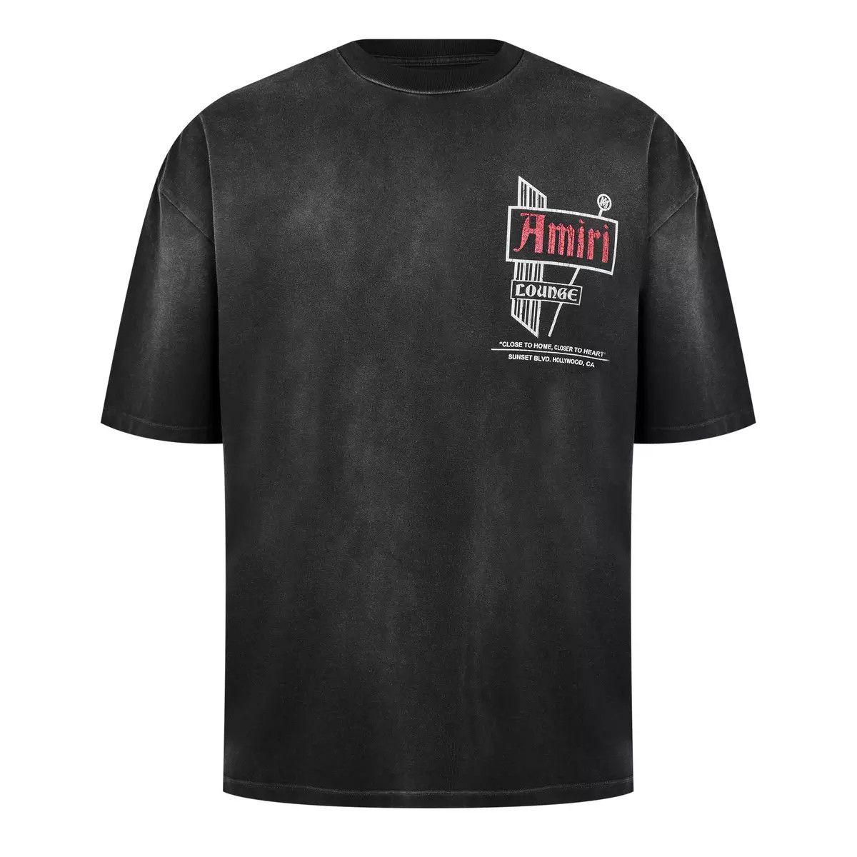 oc11z0126 Vintage Lounge T-Shirt in Black