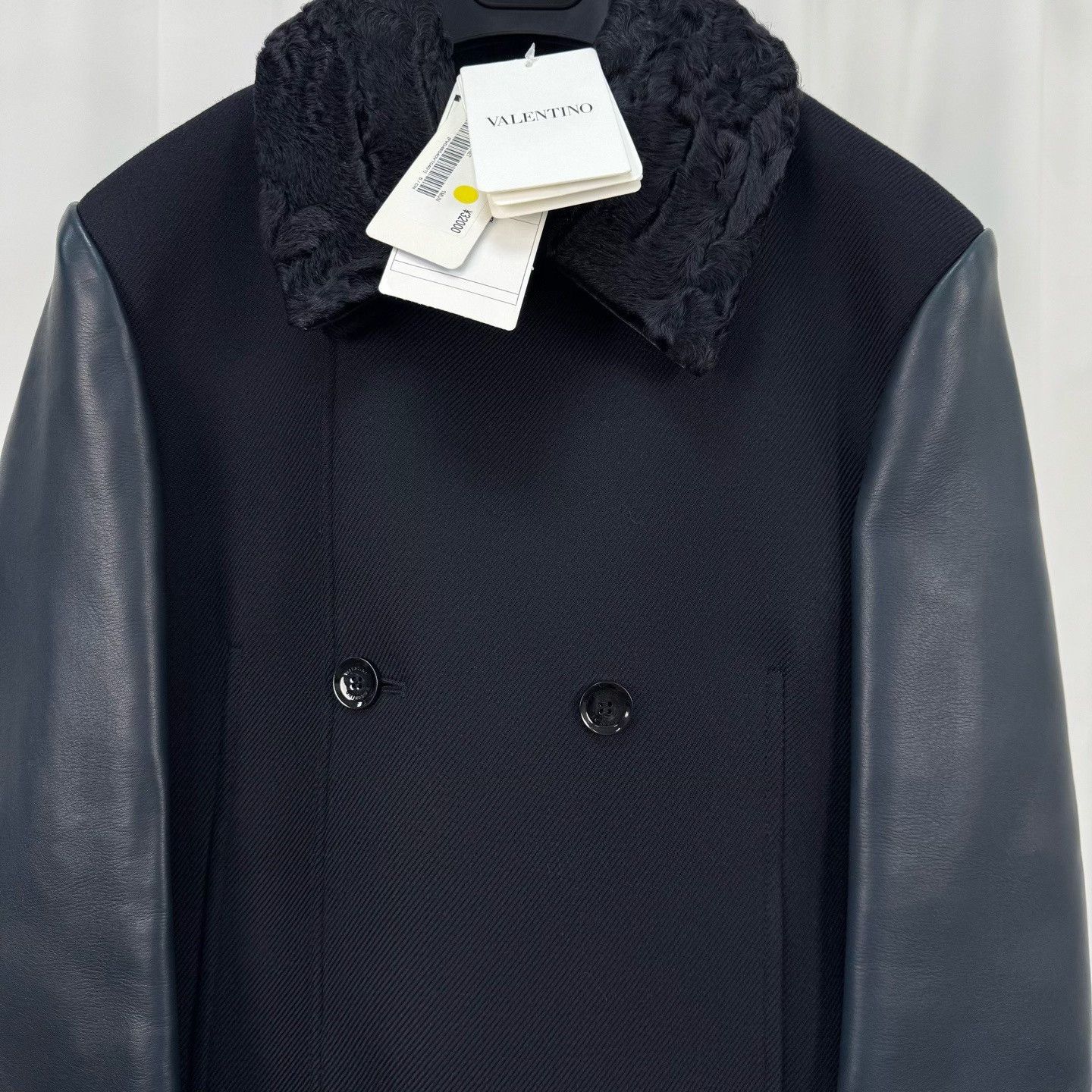 Valentino Valentino Wool Fur Sleeve Coat Size US S / EU 44-46 / 1 - 3 Thumbnail