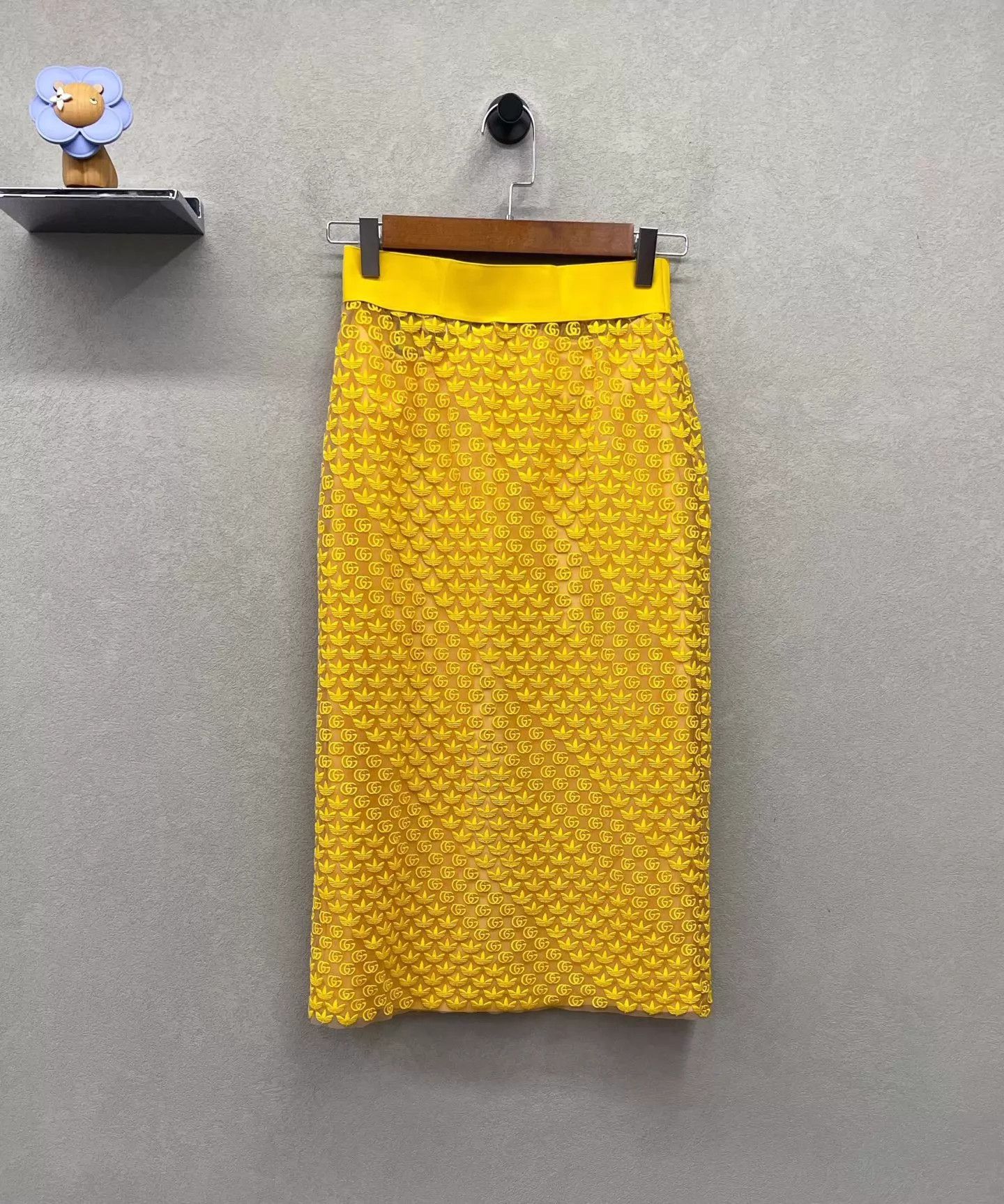 Gucci GUCCI x adidas Yellow Vest & Skirt Set Women XS Size 25" / US 0 / IT 36 - 3 Thumbnail