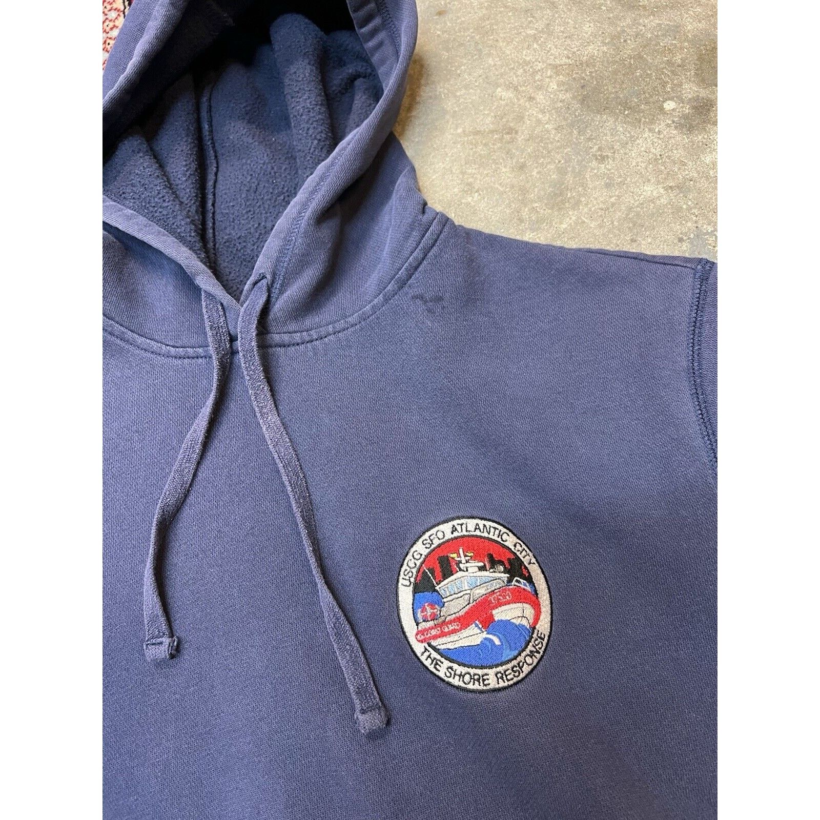 Other Vintage Sport Tek USCG Coast Guard Hoodie Men's Large Navy Size US L / EU 52-54 / 3 - 2 Thumbnail