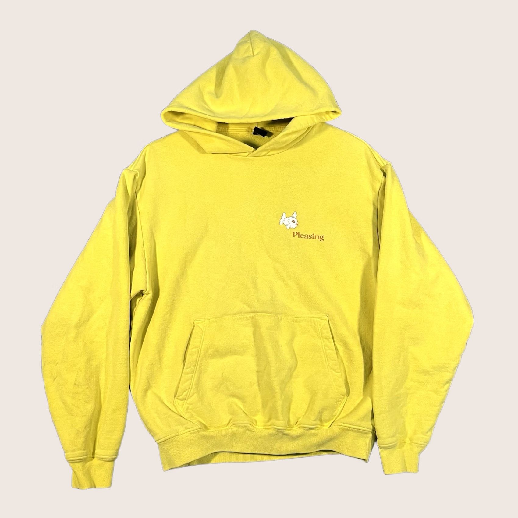 Vintage Harry Styles Pleasing Hoodie Sweat Shirt Adult Small Yellow Pullover Fish Logo Size S / US 4 / IT 40 - 1 Thumbnail